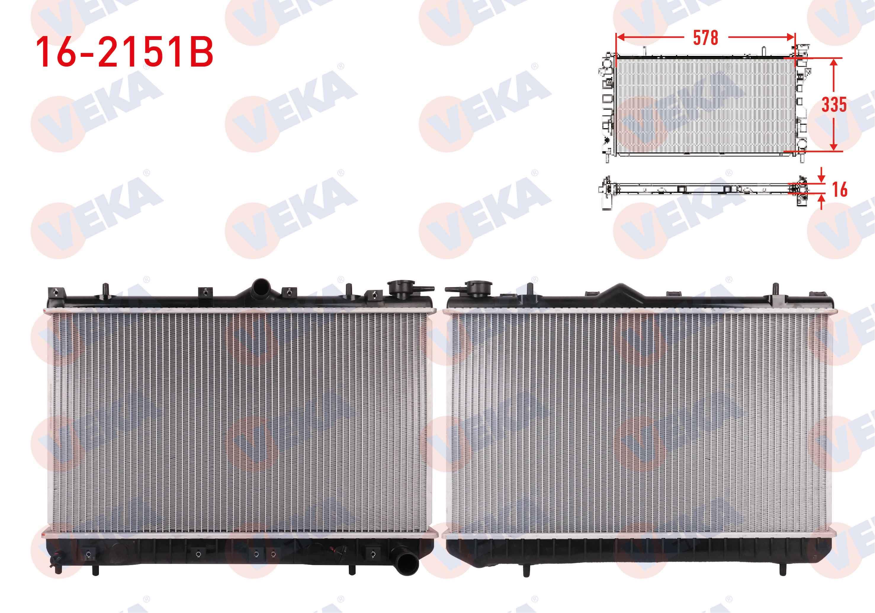 SU RADYATORU BRAZING HYUNDAI EXCEL 1.3i  M-T AC+/- 1990-1995