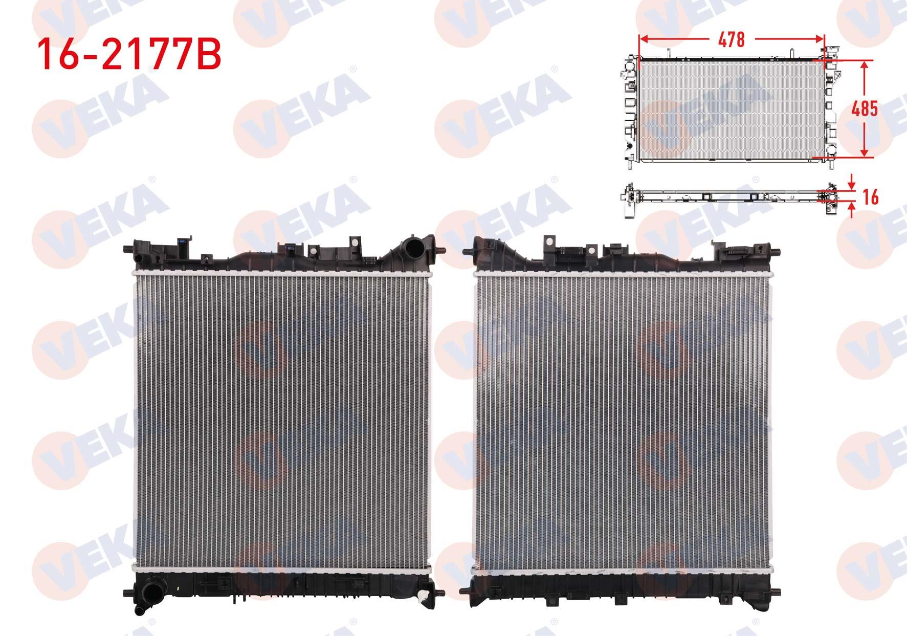SU RADYATORU BRAZING HYUNDAI TUCSON 1.6 CRDI 2022- / KIA SPORTAGE 1.6 CRDI 2022-