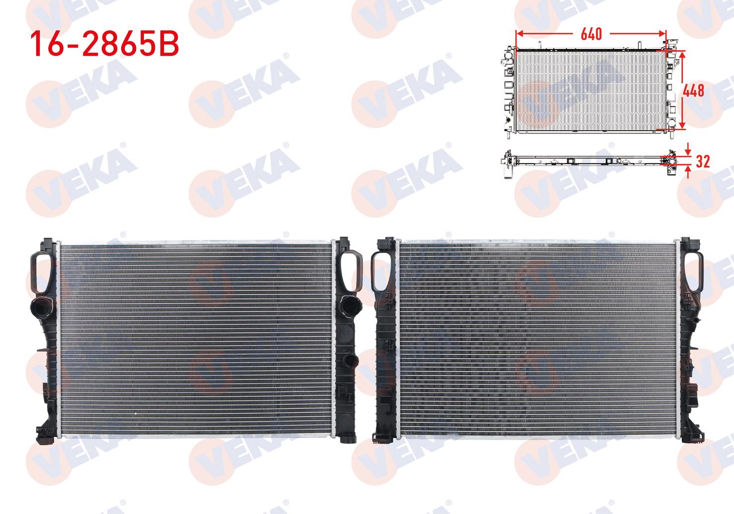 SU RADYATORU BRAZING KALINLIK 32mm MERCEDES E SERISI (W211) E 280 CDI - E 320 CDI A-T/M-T 2002-2008