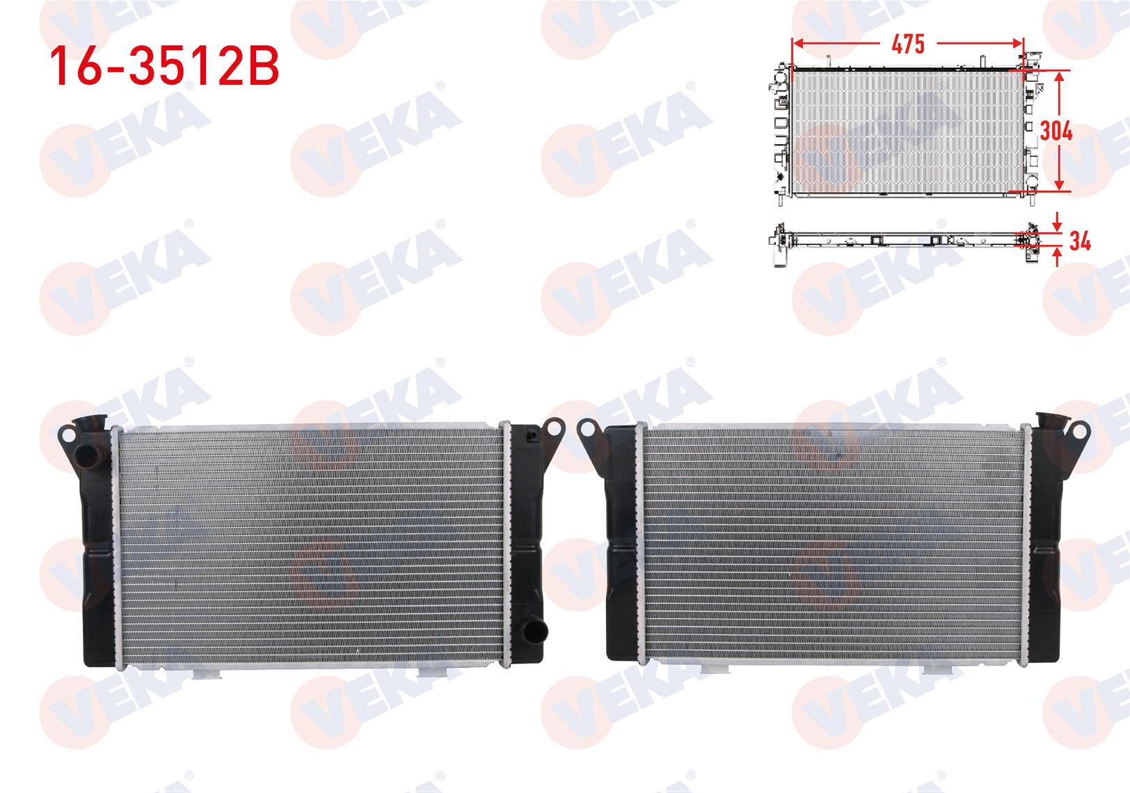 SU RADYATORU BRAZING KALINLIK 32mm RENAULT R12 1.3 - 1.4 1971-2000