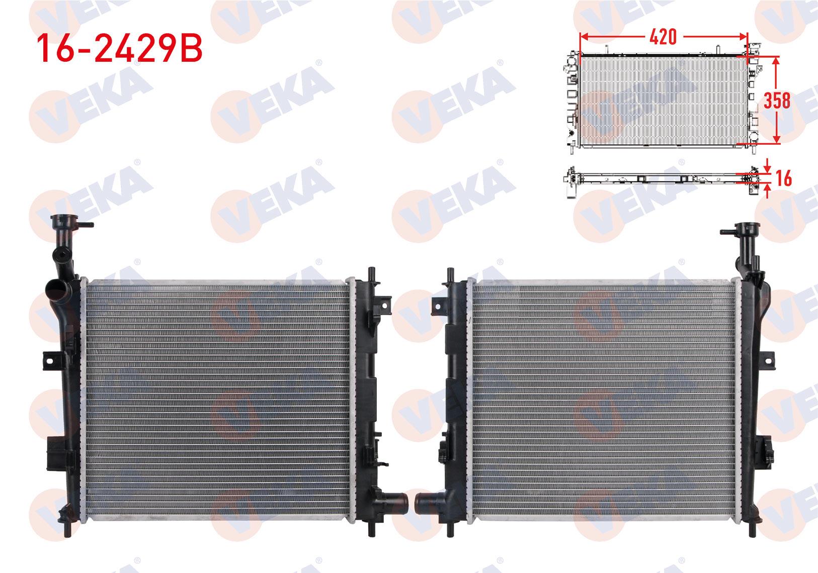SU RADYATORU BRAZING KIA PICANTO (TA) 1.1 - 1.25 M-T 2011-