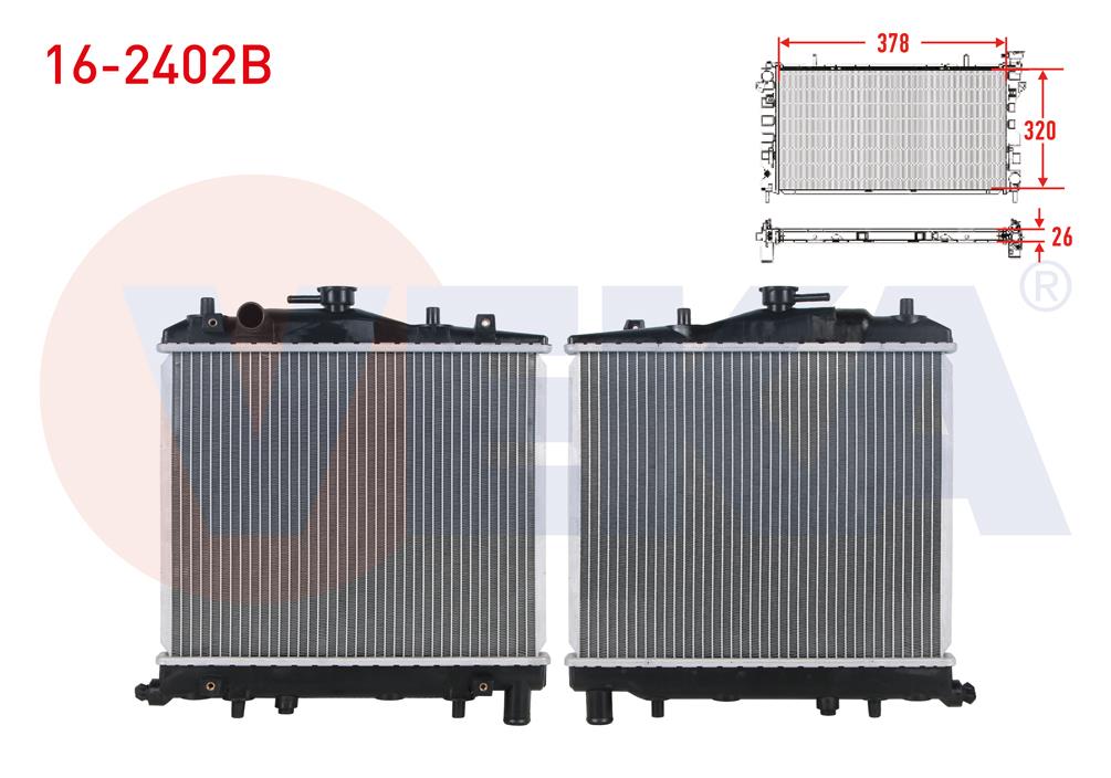 SU RADYATORU BRAZING KIA PRIDE (DA) 1.3 16v 1990-1999