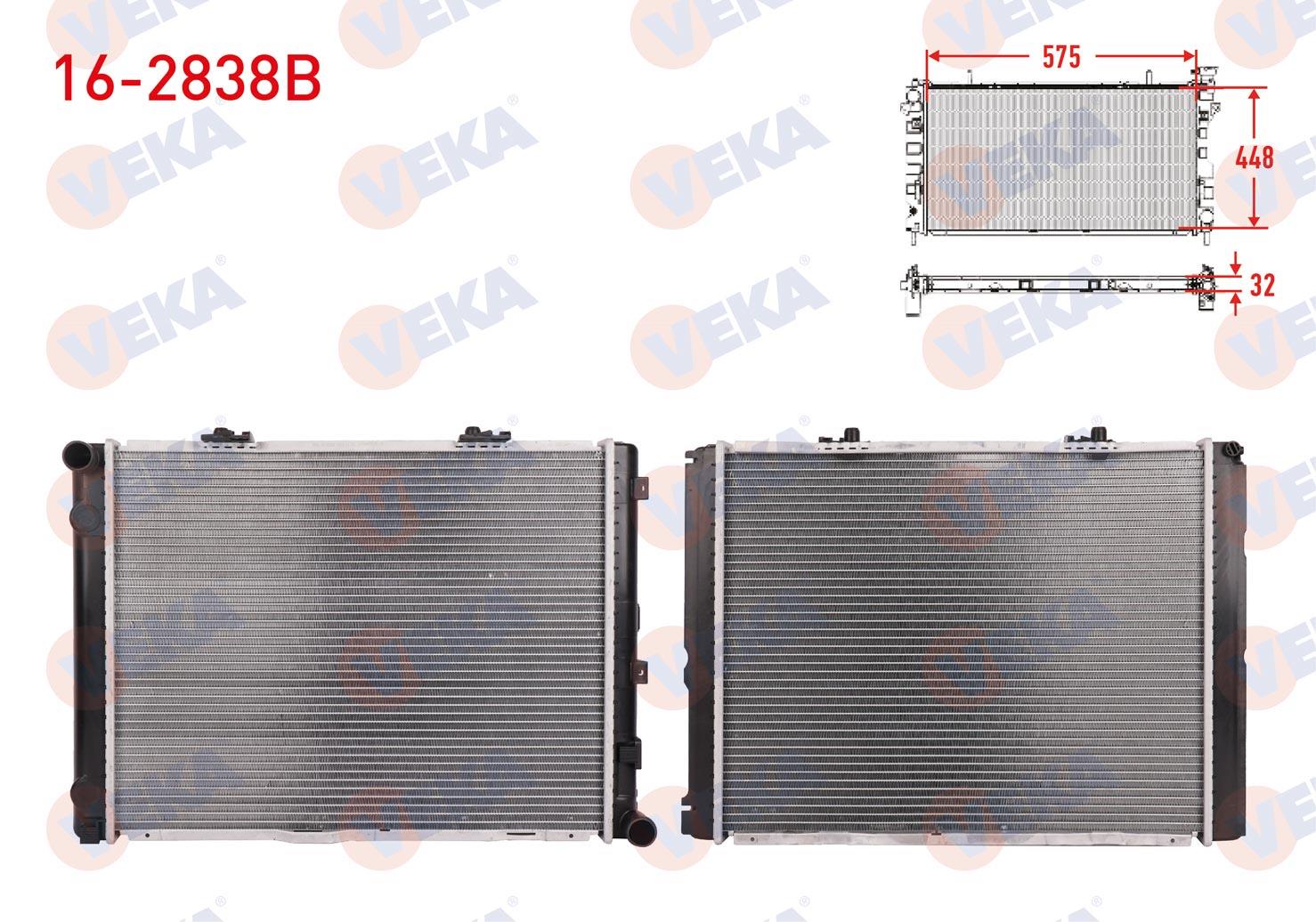SU RADYATORU BRAZING MERCEDES 190 (W201) E 2.3 M-T AC+ 1982-1993