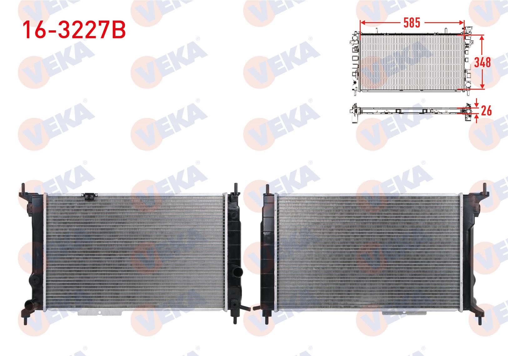 SU RADYATORU BRAZING OPEL ASTRA F 1.4i M-T 1991-1998
