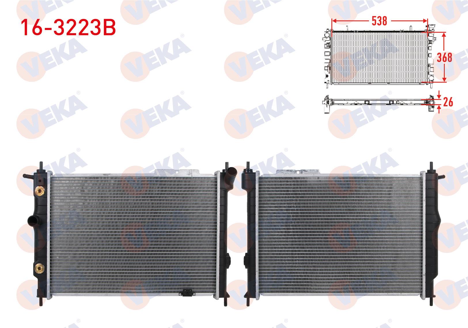SU RADYATORU BRAZING OPEL ASTRA F 1.6i 16v A-T AC- 1991-2002