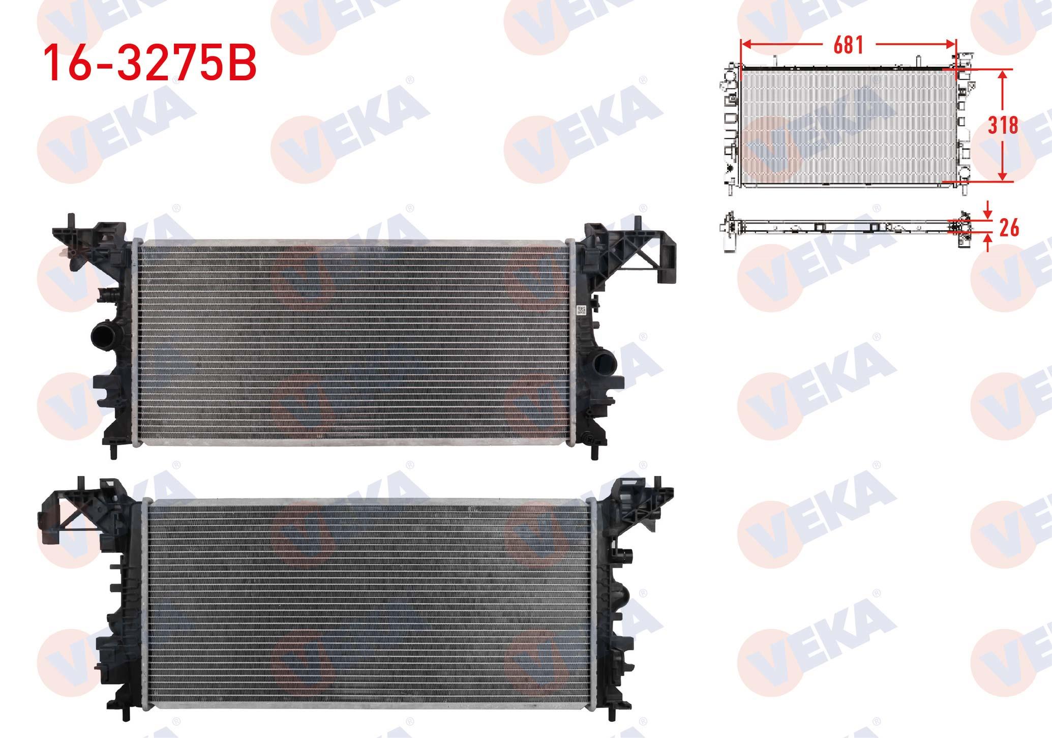 SU RADYATORU BRAZING OPEL ASTRA K 1.6 CDTI M-T AC+/- 2015-