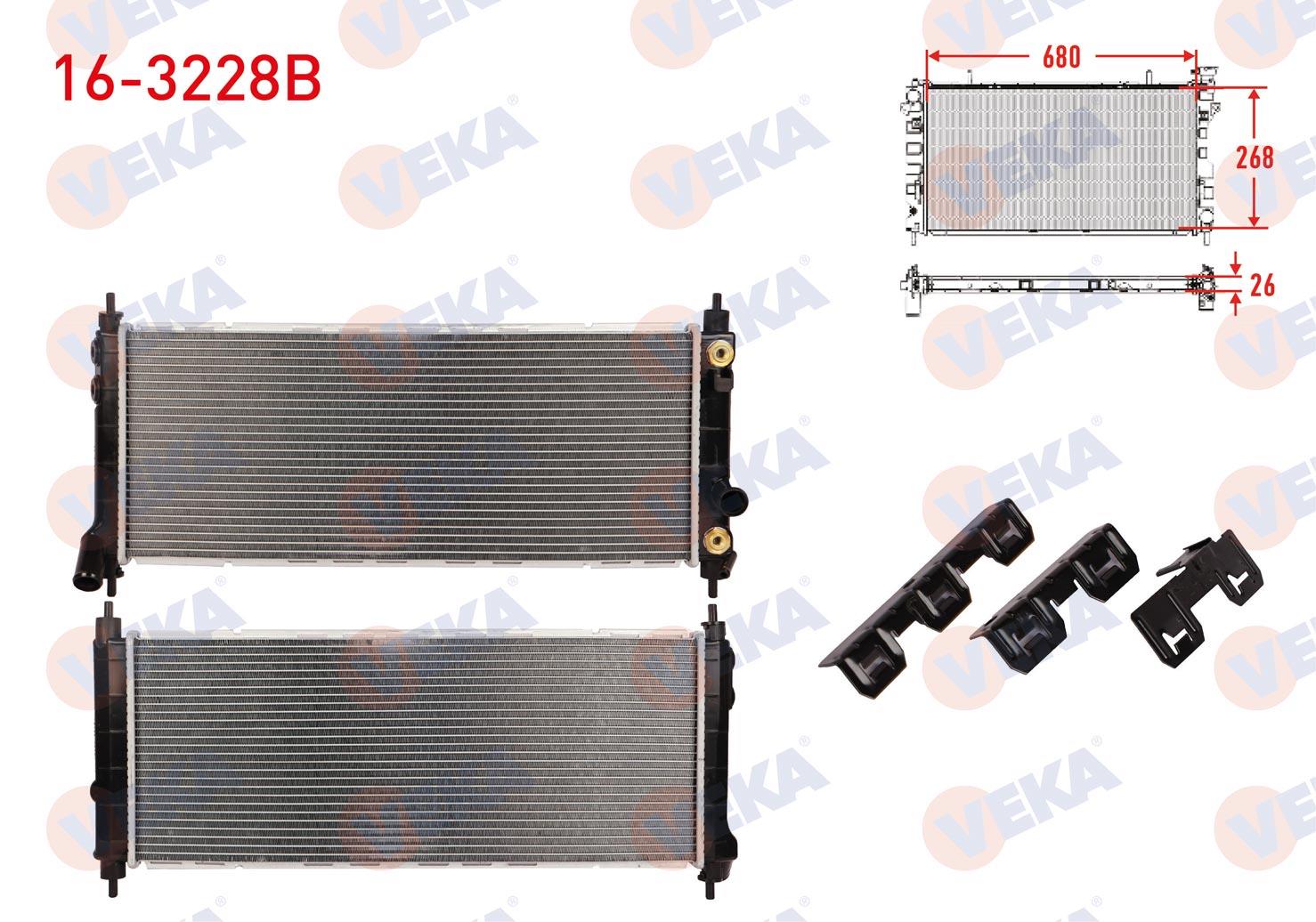 SU RADYATORU BRAZING OPEL CORSA B 1.2I A-T 1993-2000