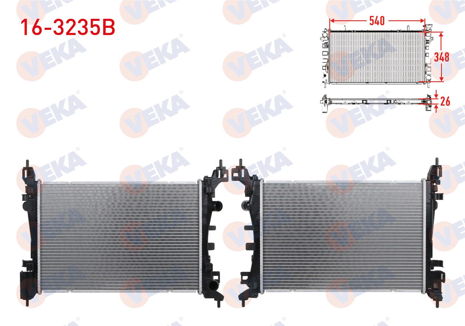 SU RADYATORU BRAZING OPEL CORSA D 1.4 (XEP) M-T 2006-2014