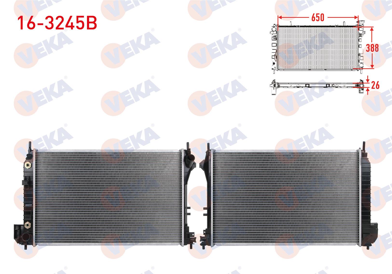 SU RADYATORU BRAZING OPEL VECTRA C 2.2 16v A-T 2002-2008