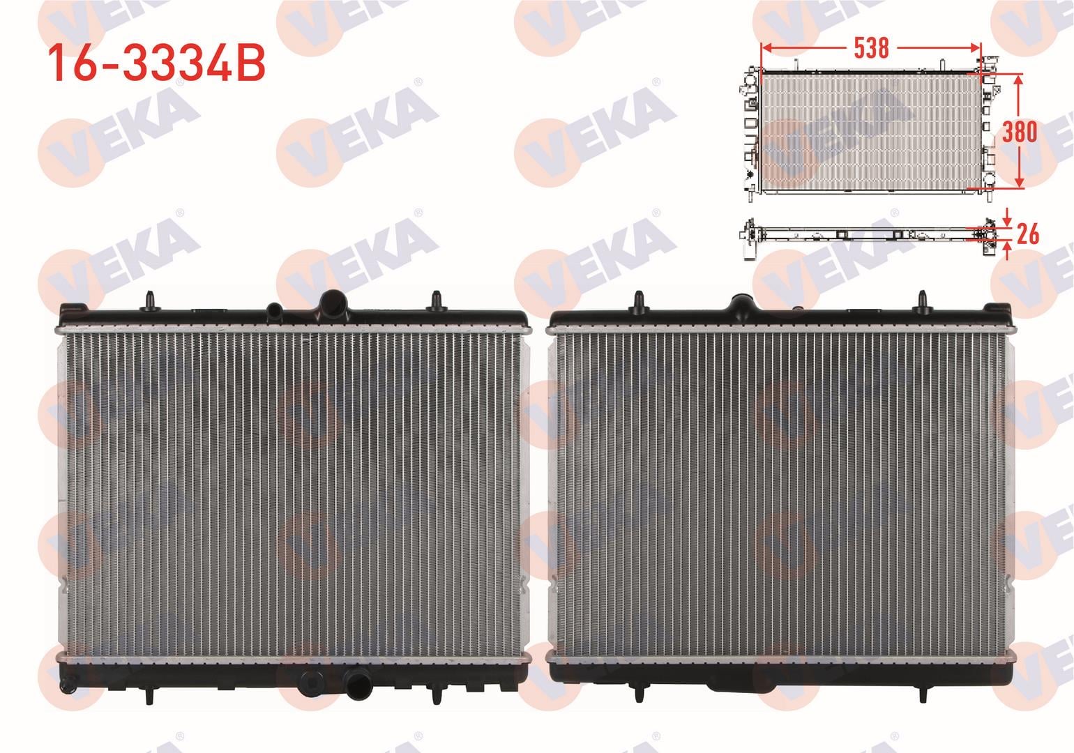 SU RADYATORU BRAZING PEUGEOT 407 (6D) 2.0 HDI A-T AC+/- 2004-2011