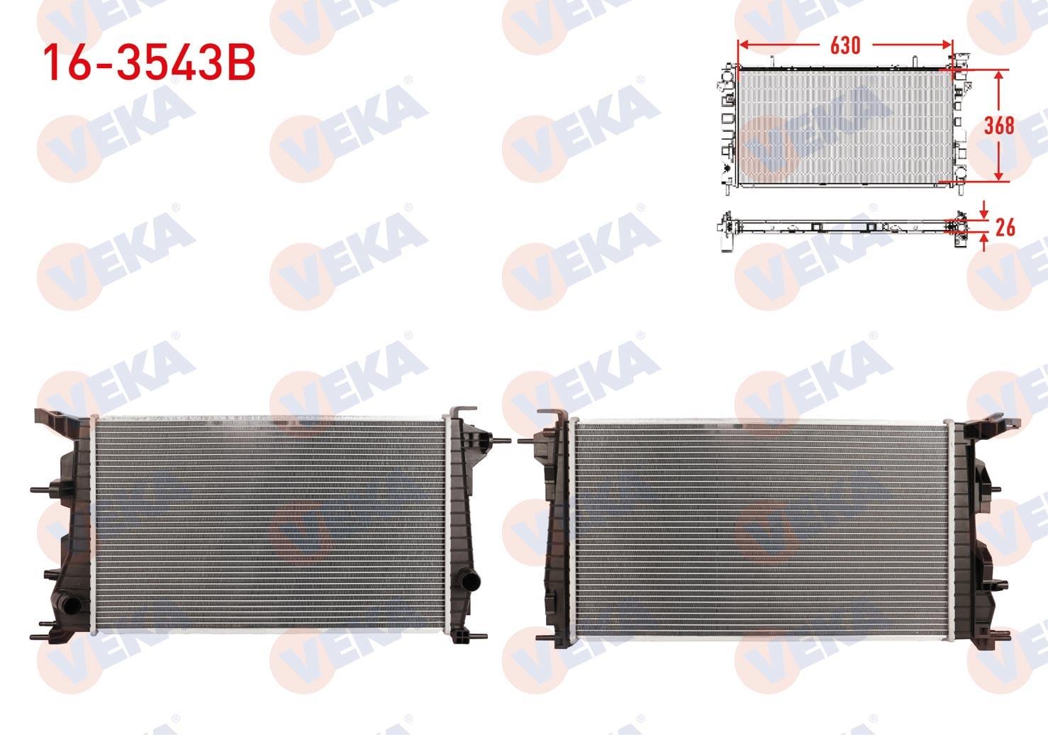 SU RADYATORU BRAZING RENAULT FLUENCE (L30) 1.5 DCI A-T/M-T AC+/- 2009-