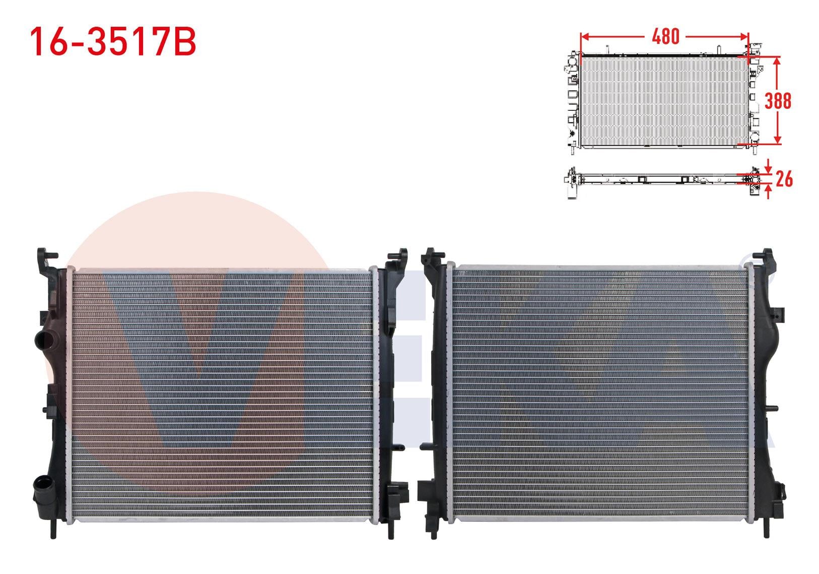 SU RADYATORU BRAZING RENAULT THALIA II 1.5 DCI M-T 2008-2014