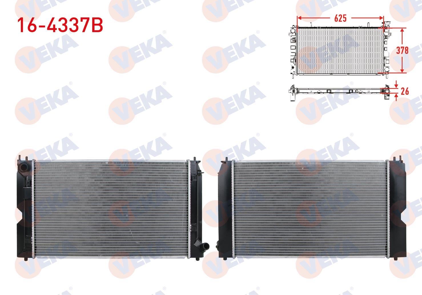 SU RADYATORU BRAZING TOYOTA COROLLA (_E12_) 1.4 D-4D M-T 2004-2007