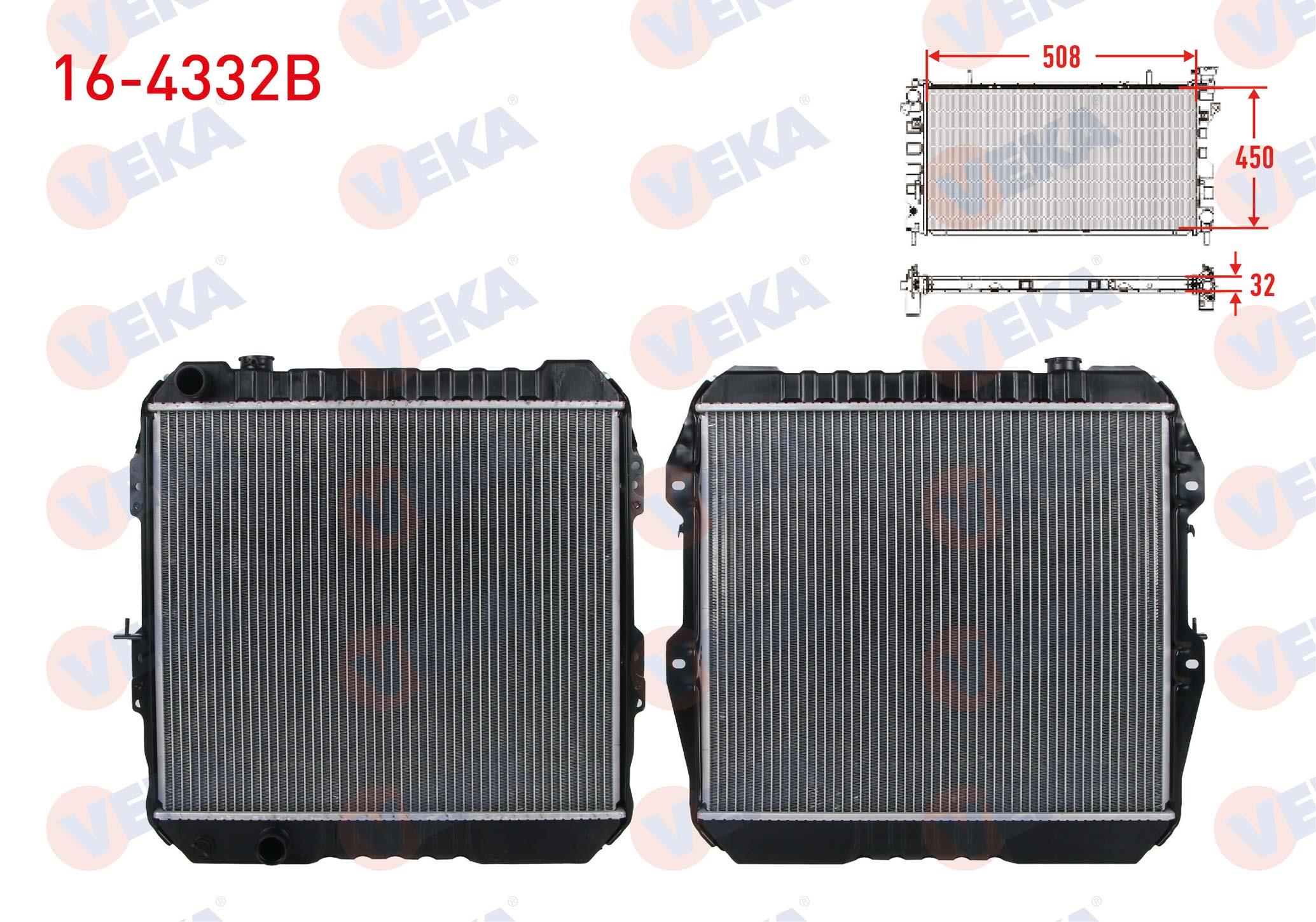SU RADYATORU BRAZING TOYOTA HI-LUX PICK UP (_N_) 2.4 D LN85 M-T AC+/- 1983-2005