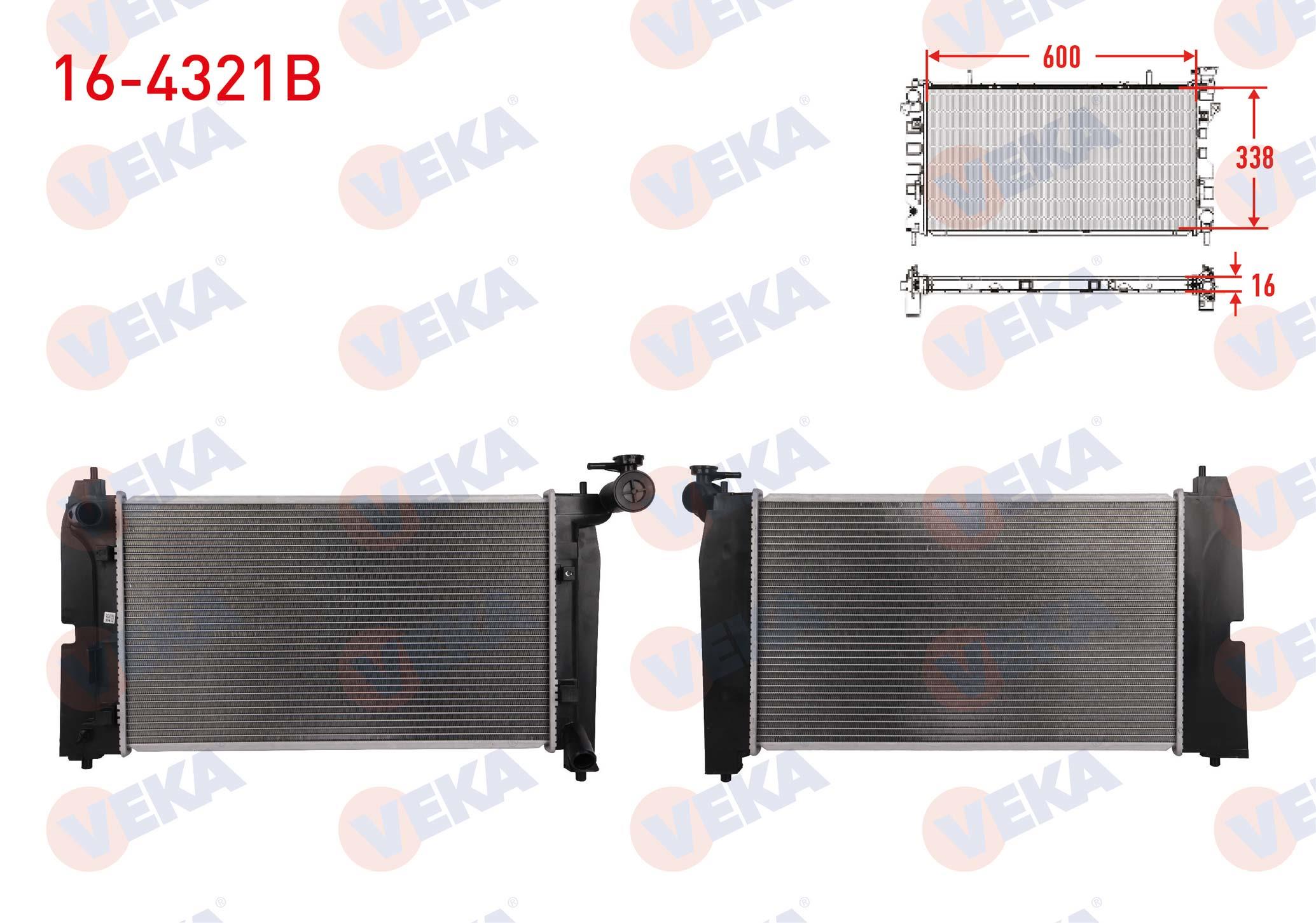 SU RADYATORU BRAZING VIDALI TOYOTA COROLLA (_E12_) 1.4 VVT-I M-T 2002-2007