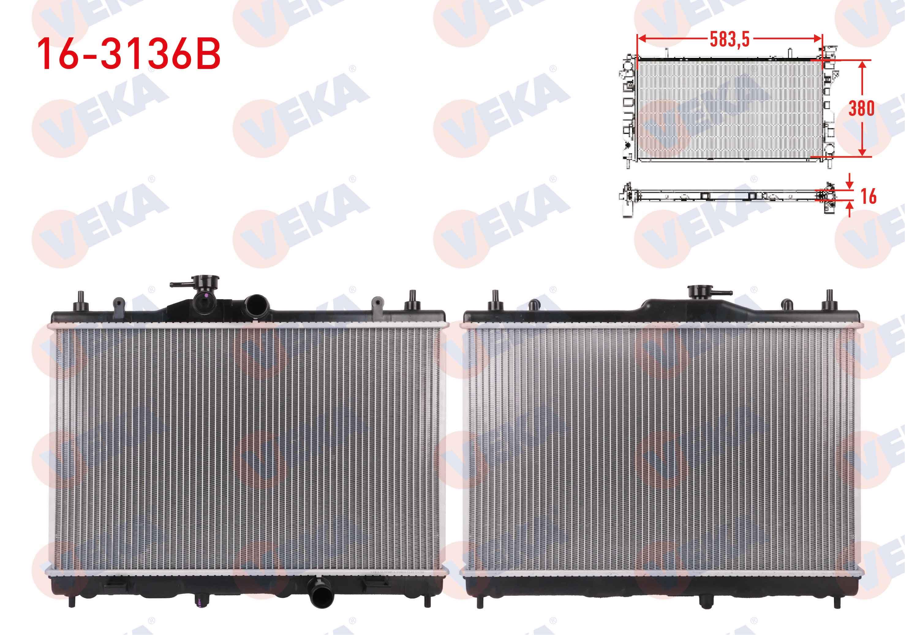 SU RADYATORU BRAZING NISSAN JUKE 1.6 M-T AC+/- 2010-