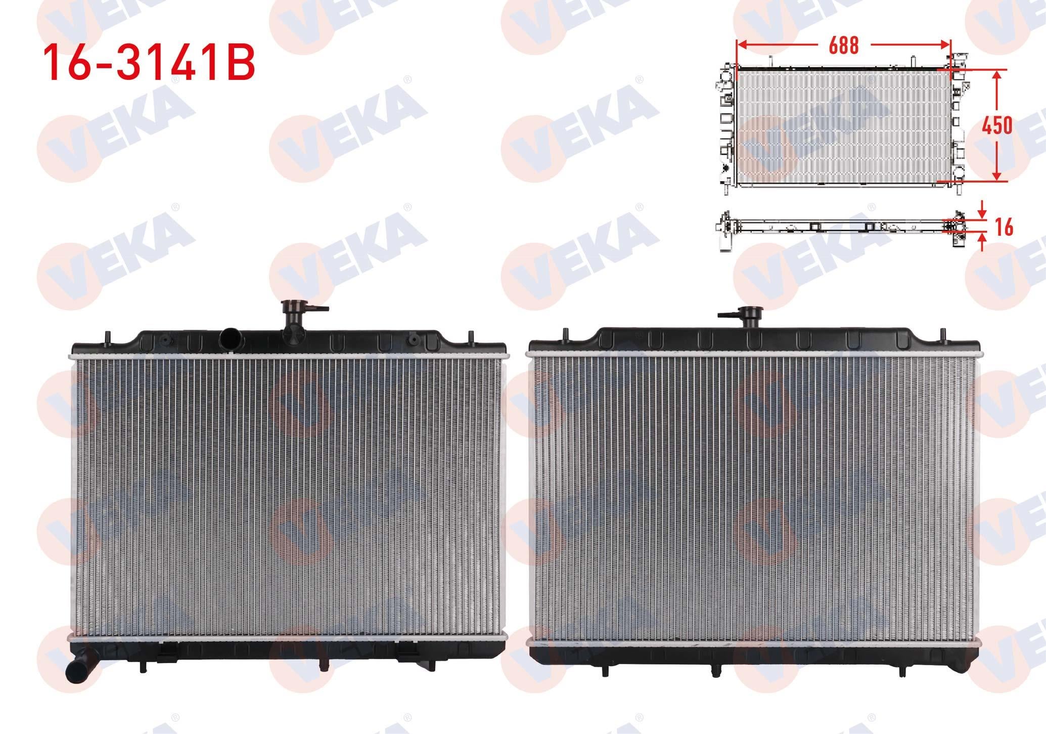 SU RADYATORU BRAZING NISSAN X-TRAIL (T31) 2.0 DCI M-T/A-T AC+/- 2007-2013
