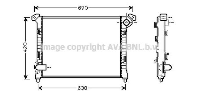 SU RADYATÖRÜ KLM  R50-52-53  2001-06
