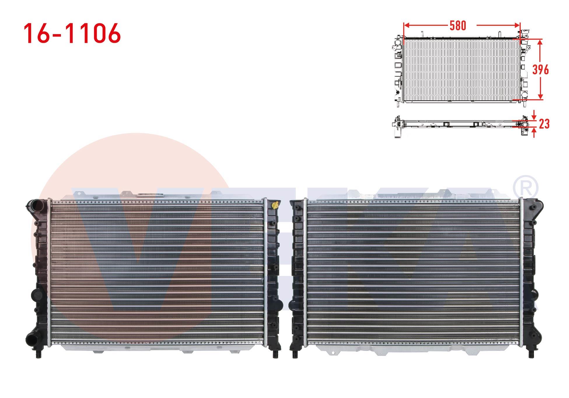 SU RADYATORU MEKANIK ALFA ROMEO 156 (932) 1.6 TS M-T AC + 1997-2005