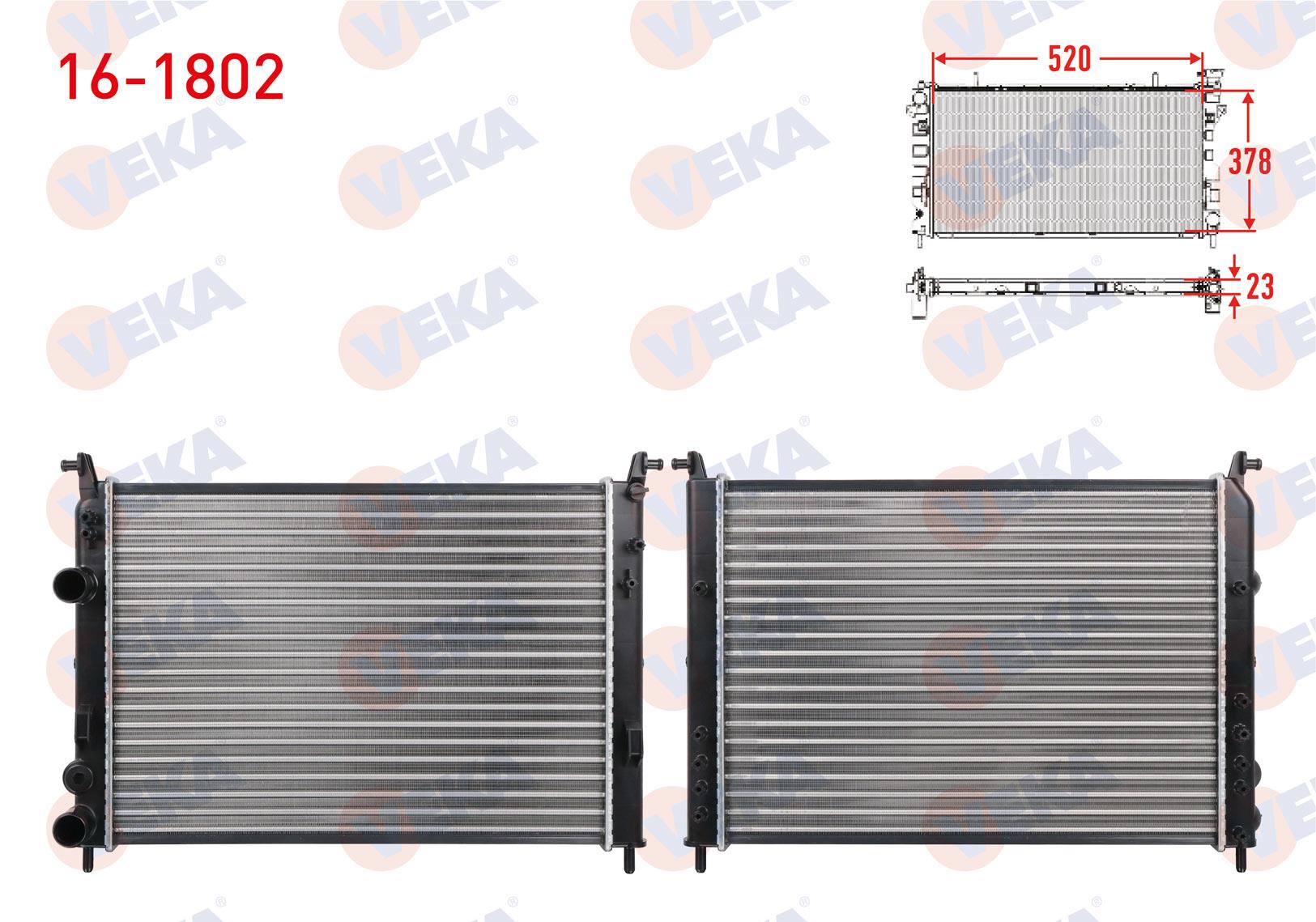 SU RADYATORU MEKANIK FIAT ALBEA 1.2i M-T 2003-2007