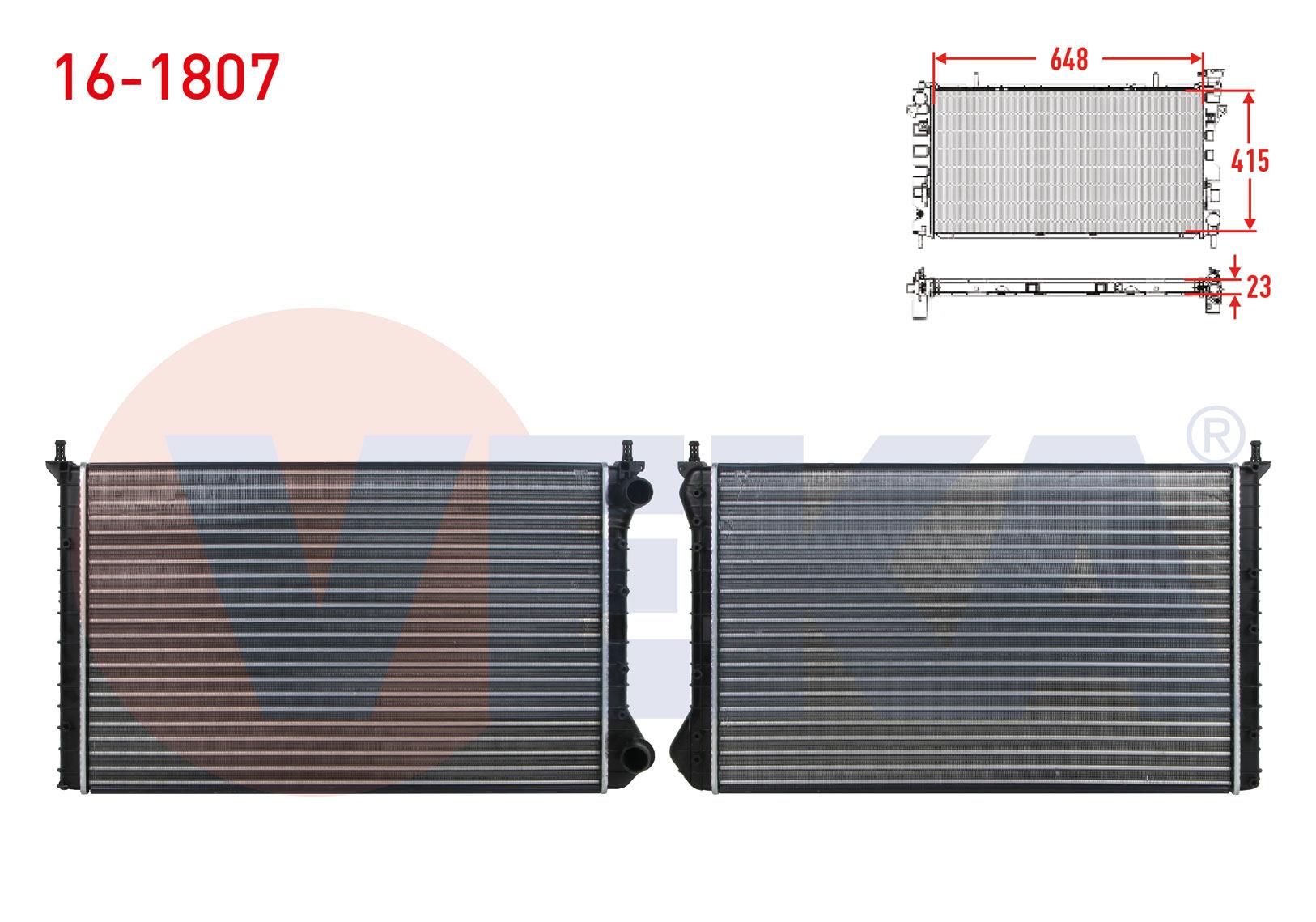 SU RADYATORU MEKANIK FIAT DOBLO (119,223) 1.9 D M-T AC + 2001-2010