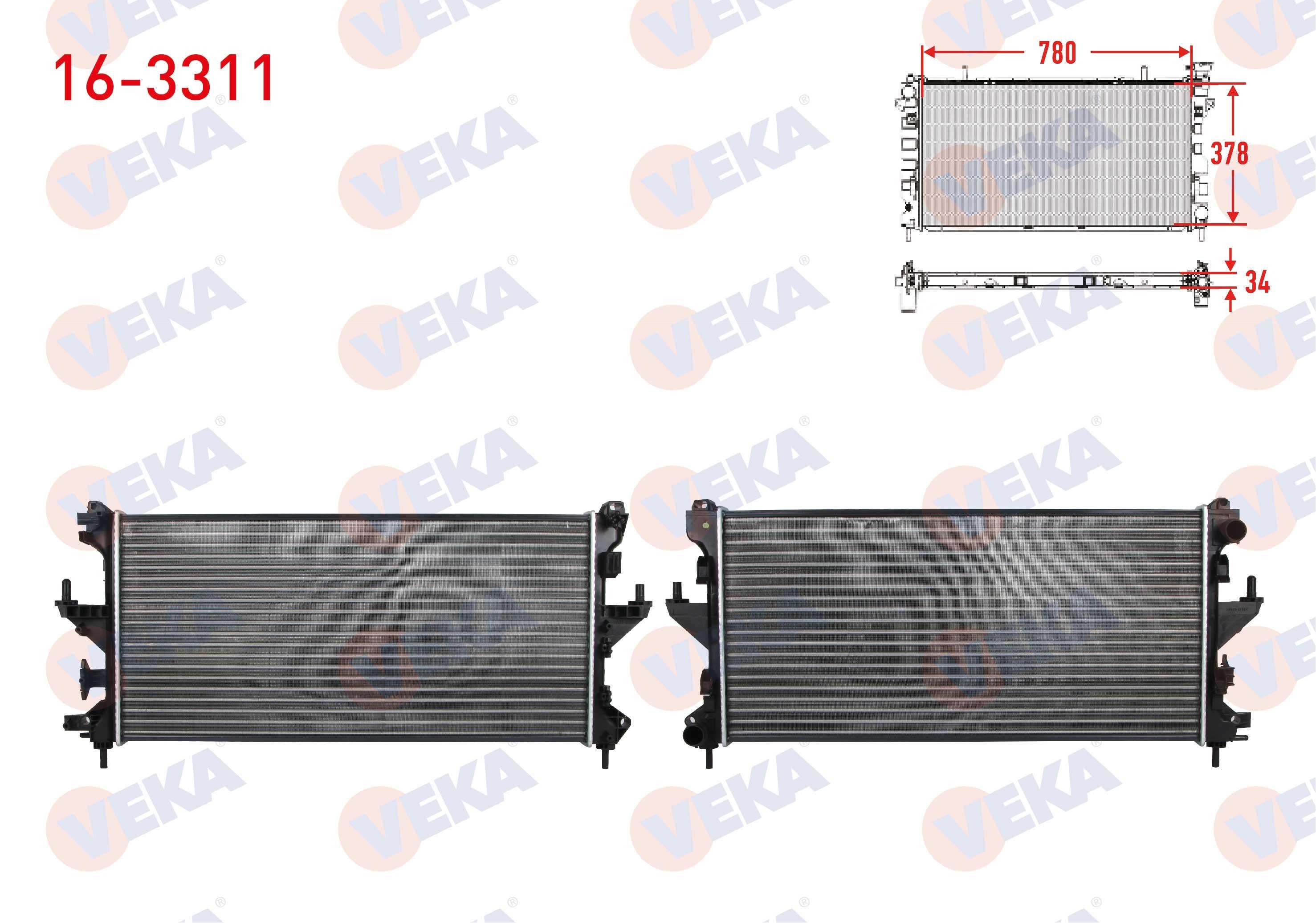 SU RADYATORU MEKANIK FIAT DUCATO (250) 2.2 MJT M-T (INTERCOOLER BAGLANTISI KALIN) 2006-2014