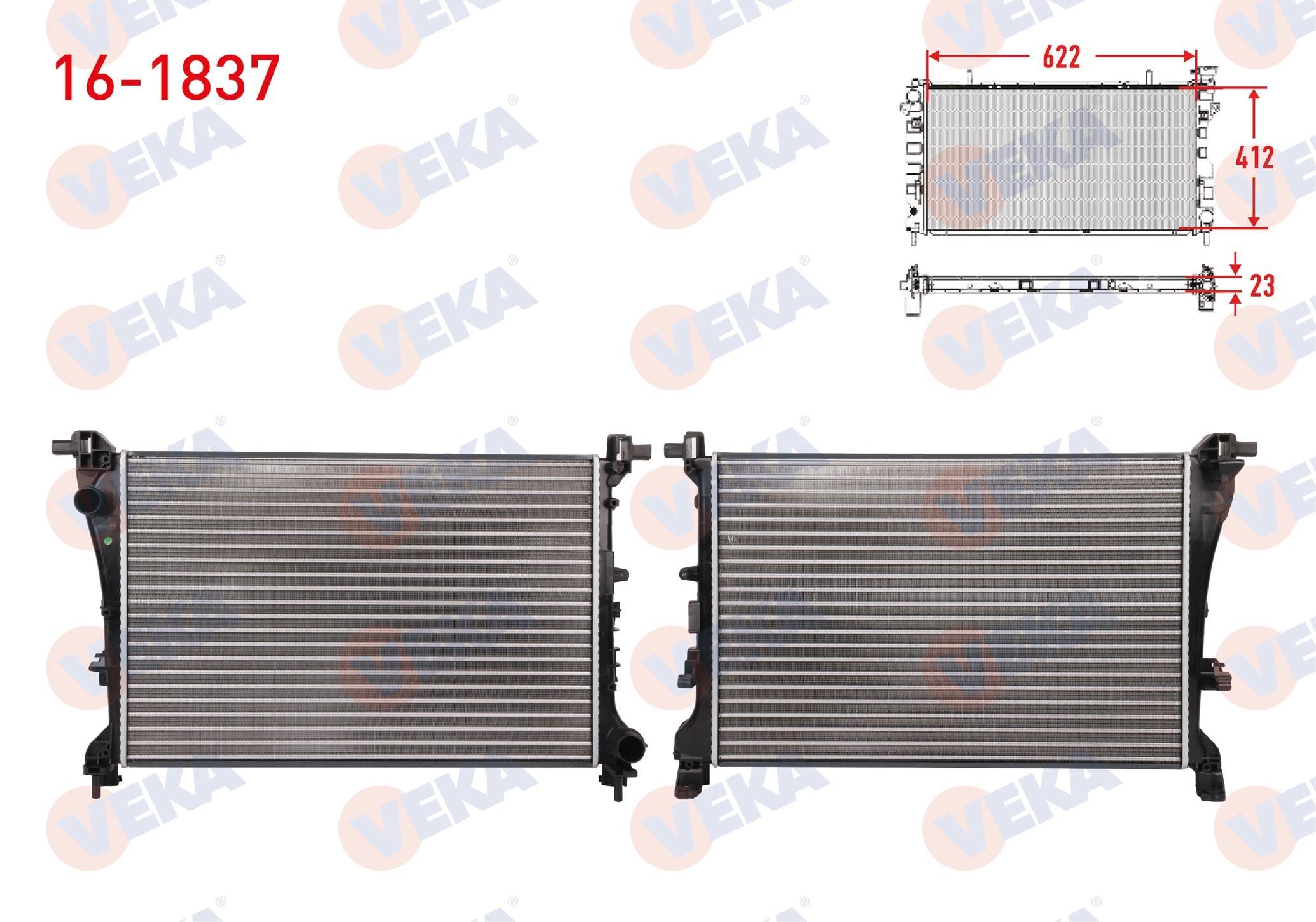 SU RADYATORU MEKANIK FIAT EGEA 1.3 MJT M-T AC+/- 2015-