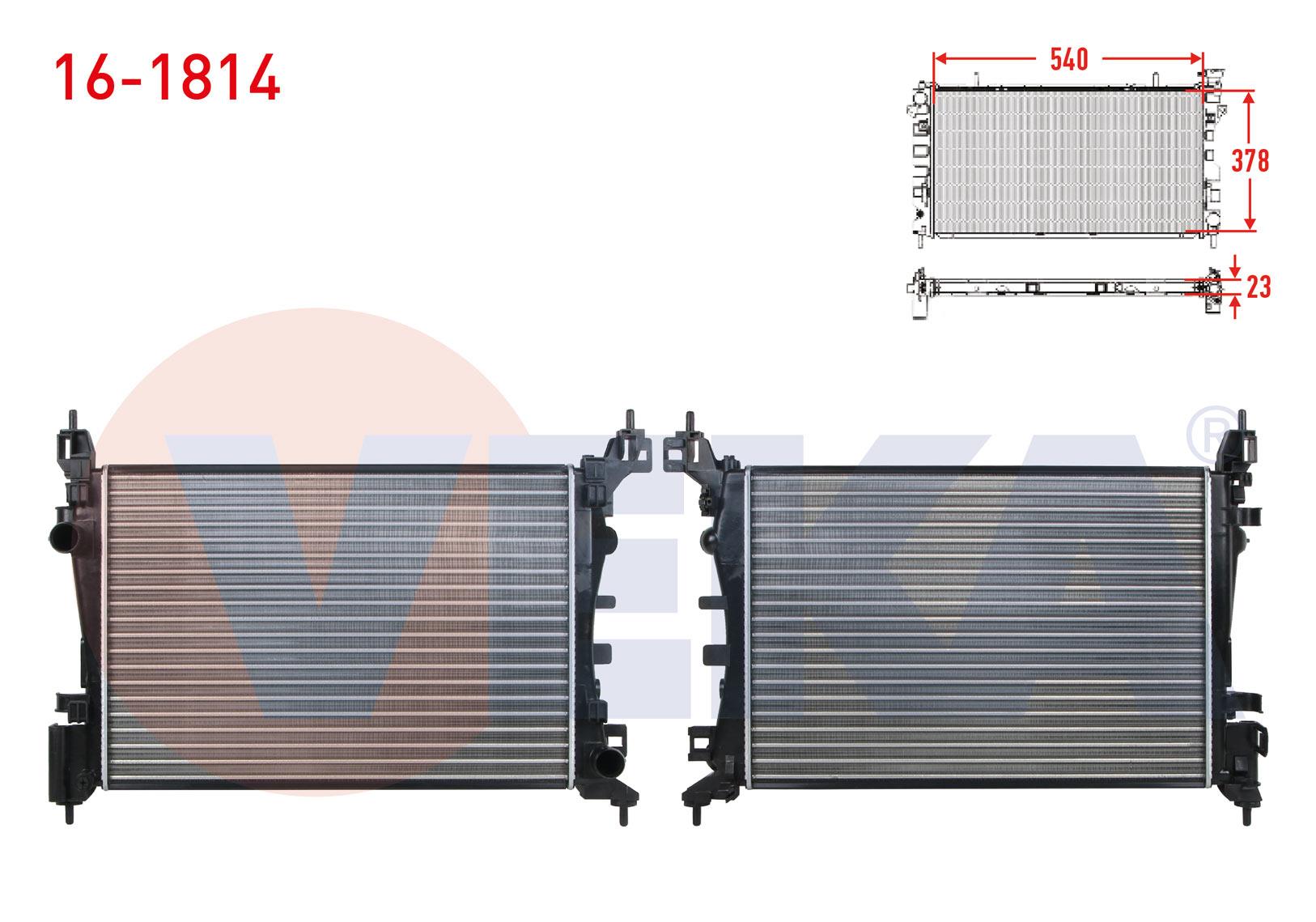 SU RADYATORU MEKANIK FIAT GRANDE PUNTO (199) 1.4 M-T 2005-2012