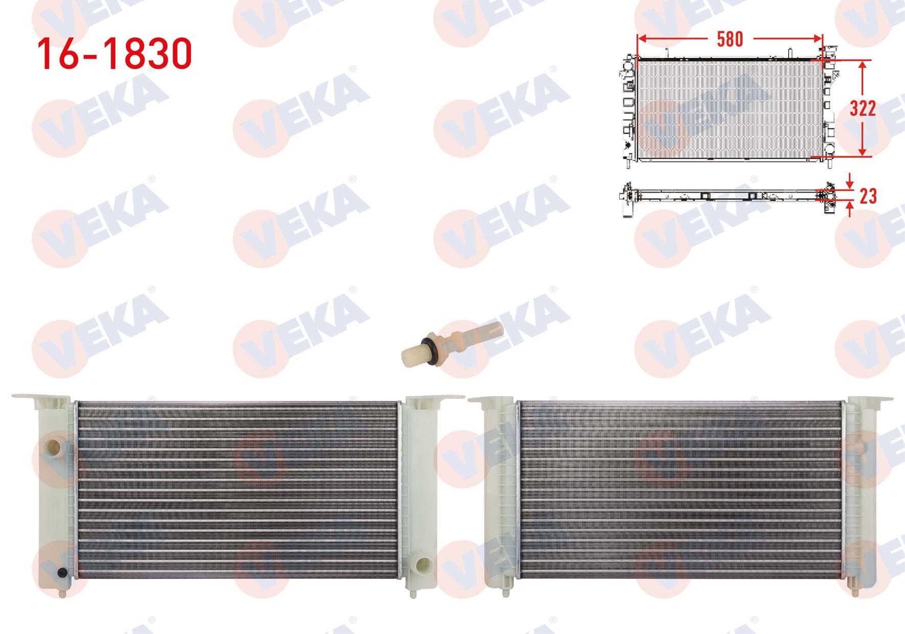 SU RADYATORU MEKANIK FIAT STILO (192) 1.2 16v M-T AC+/- 2001-2006