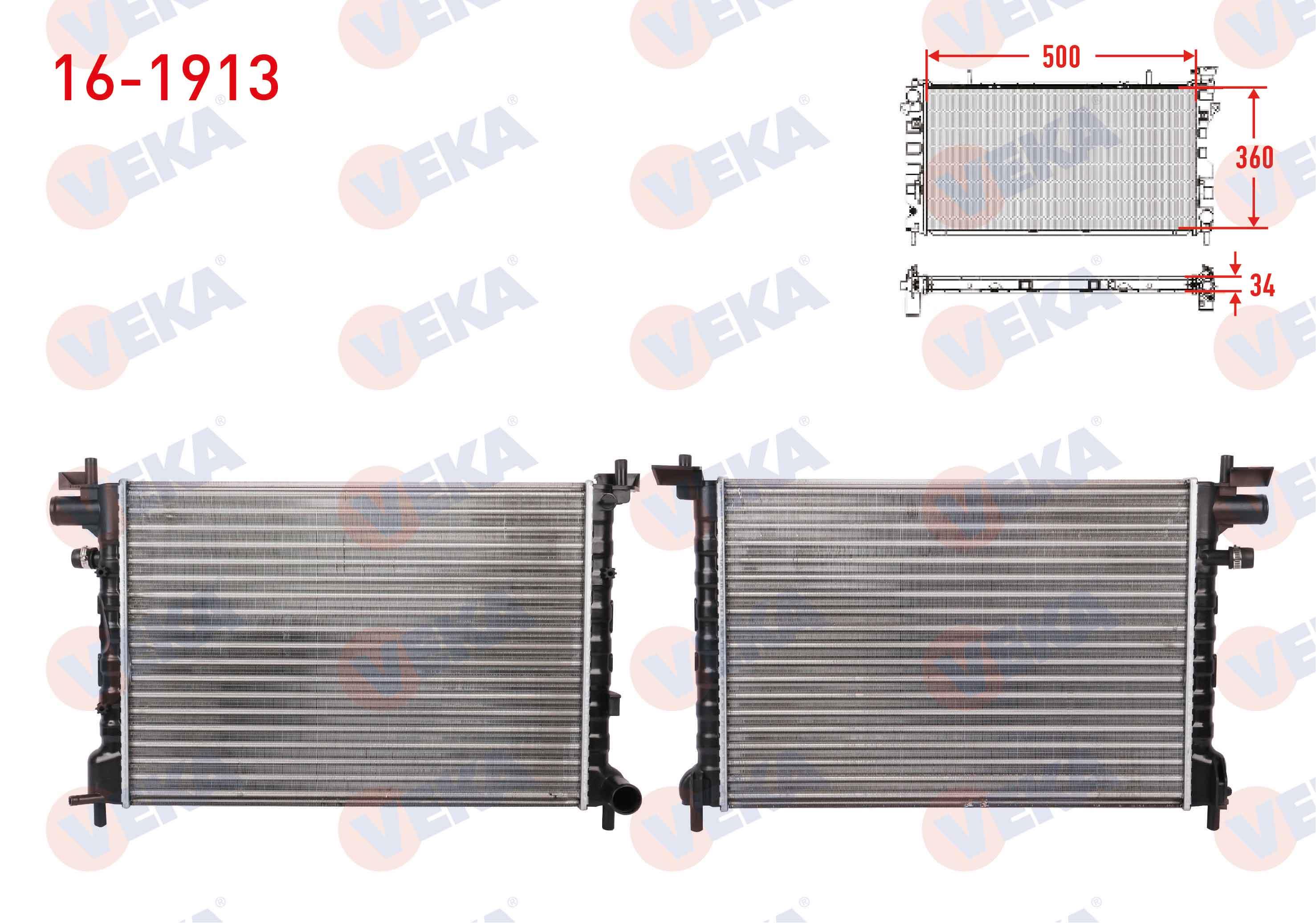 SU RADYATORU MEKANIK FORD FIESTA IV 1.8 DI 1996-2002