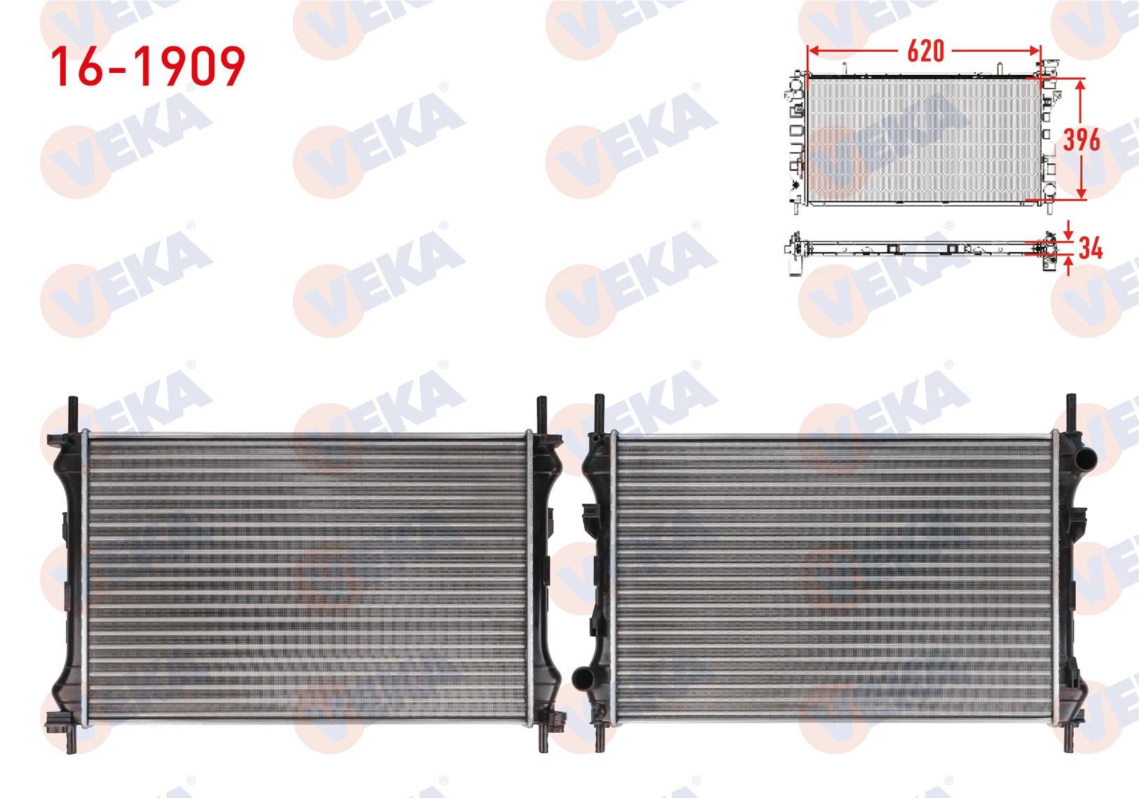 SU RADYATORU MEKANIK FORD TRANSIT (V184) 2.4 TDCI M-T AC+/- 2000-2006
