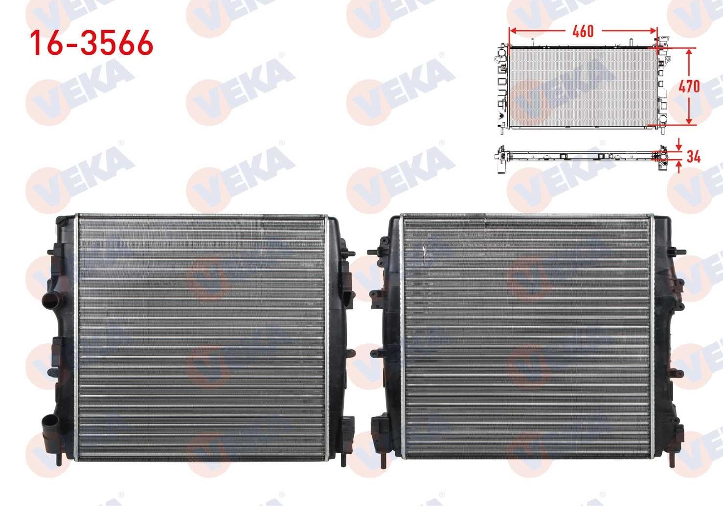 SU RADYATORU MEKANIK (INTERCOOLER BAGLANABILIR TIP) RENAULT KANGOO (KC0/1) 1.5 DCI M-T AC- 1998-2008