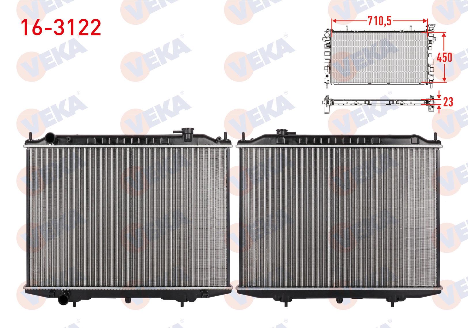 SU RADYATORU MEKANIK NISSAN PICK UP (D22) 2.5 DI (YD25DDTI) M-T 2005-