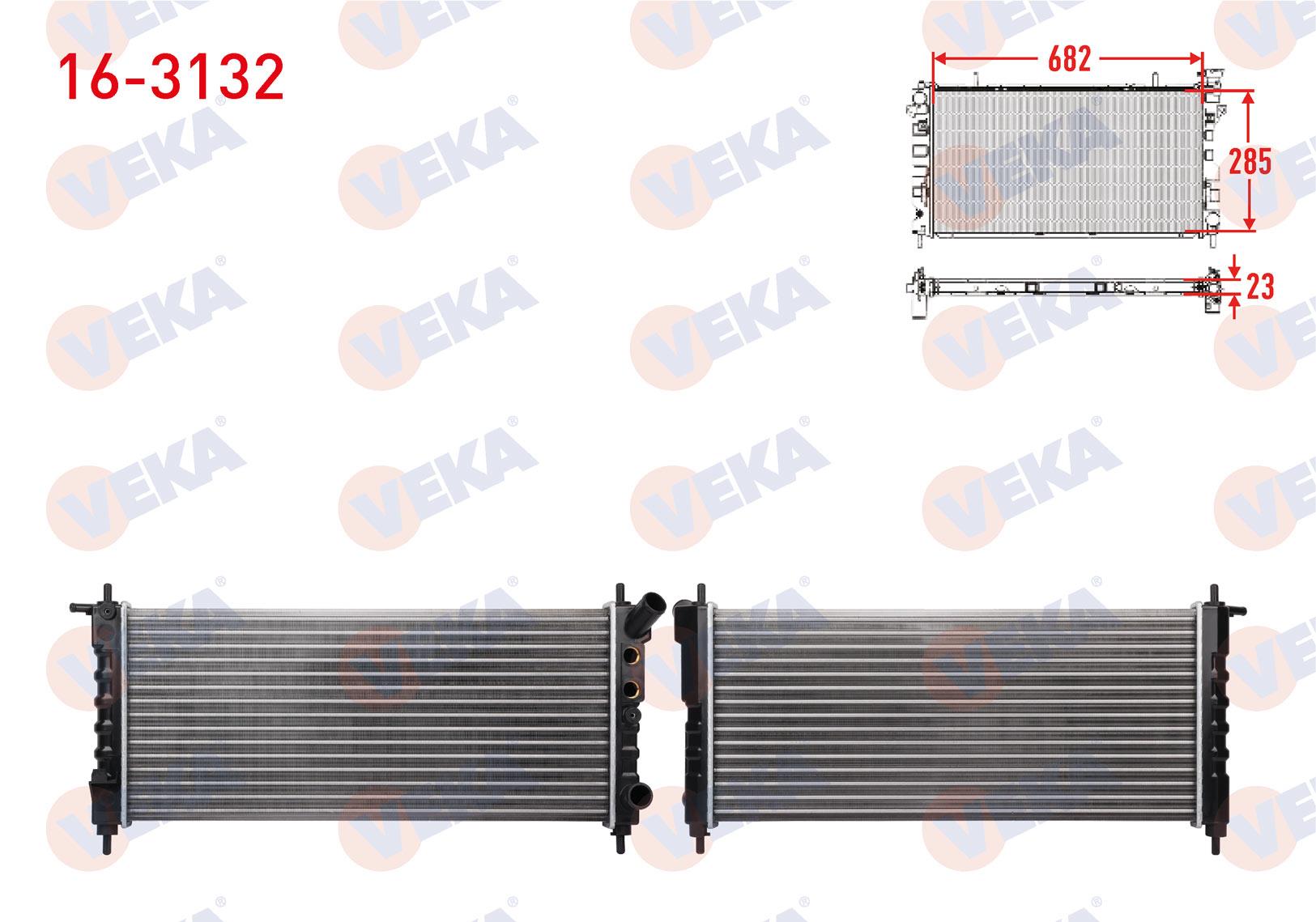 SU RADYATORU MEKANIK OPEL CORSA B 1.0i 12v M-T 1993-2000