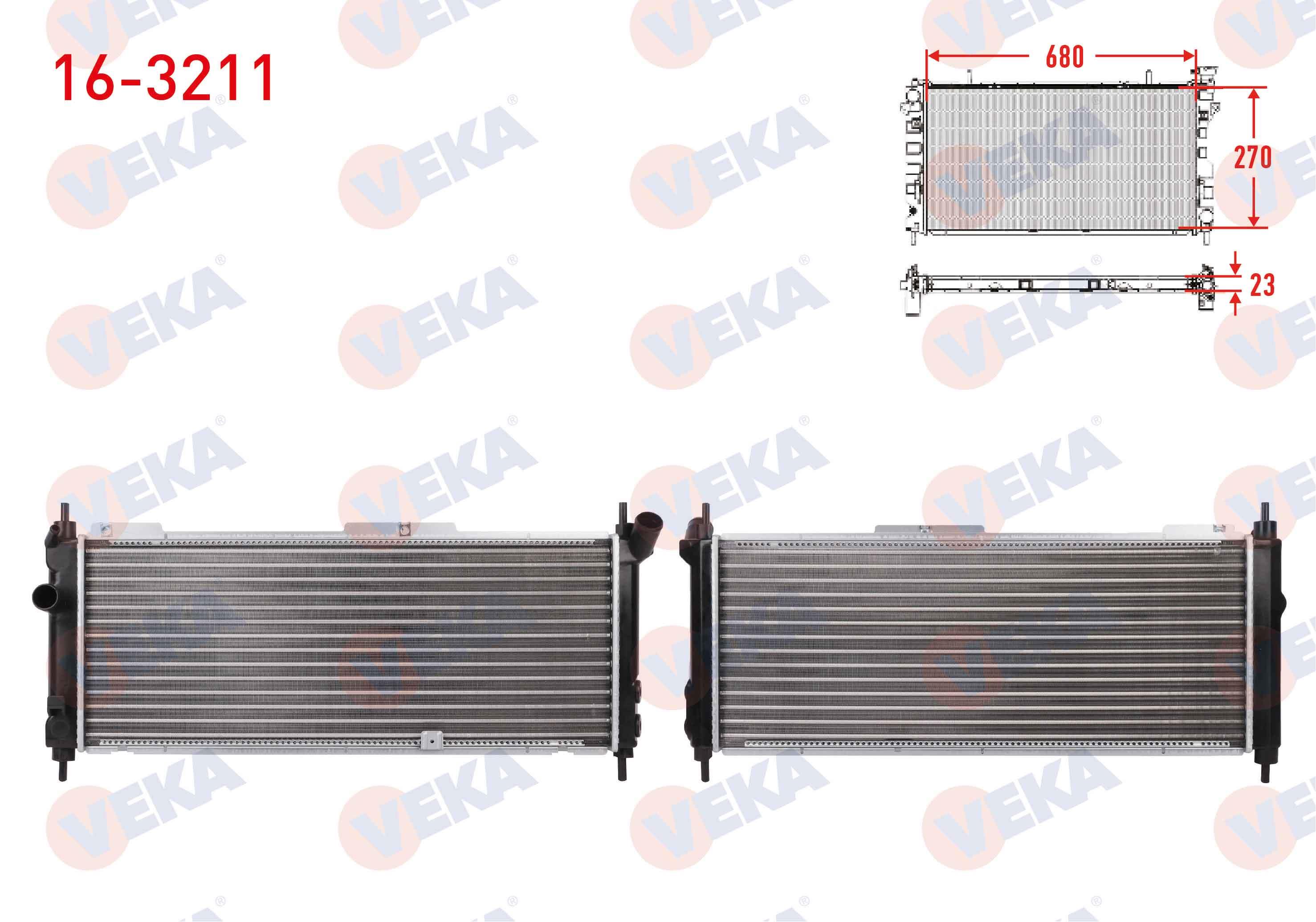 SU RADYATORU MEKANIK OPEL CORSA B 1.2i M-T AC+ 1993-2000