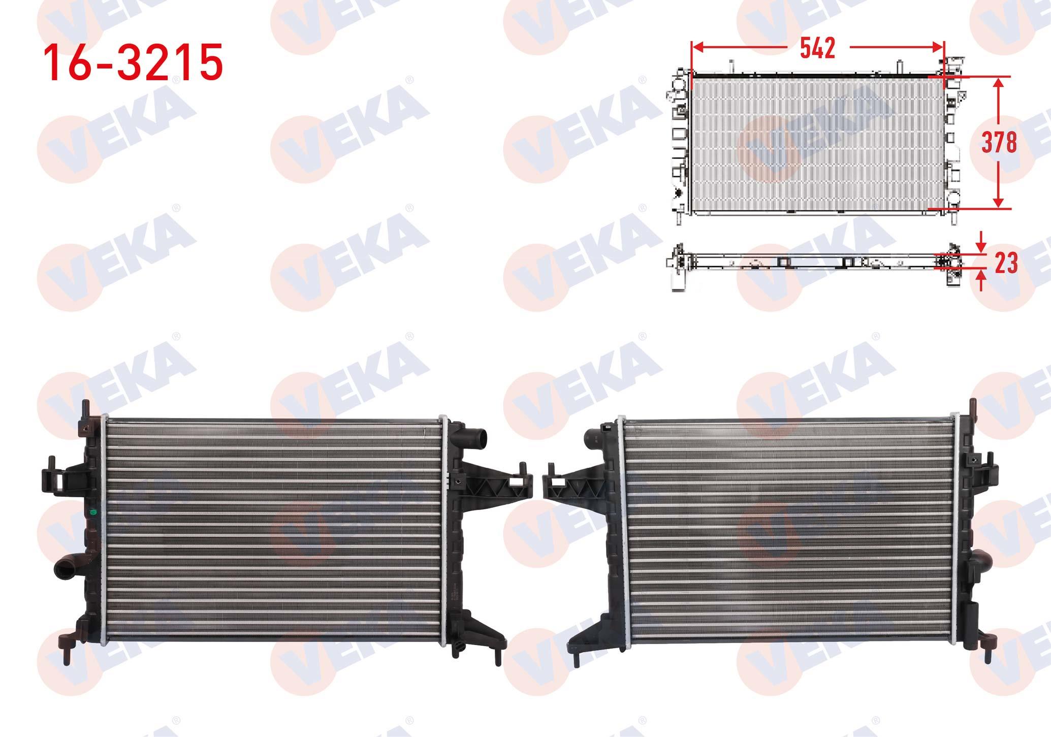 SU RADYATORU MEKANIK OPEL CORSA C 1.4 M-T 2000-2006
