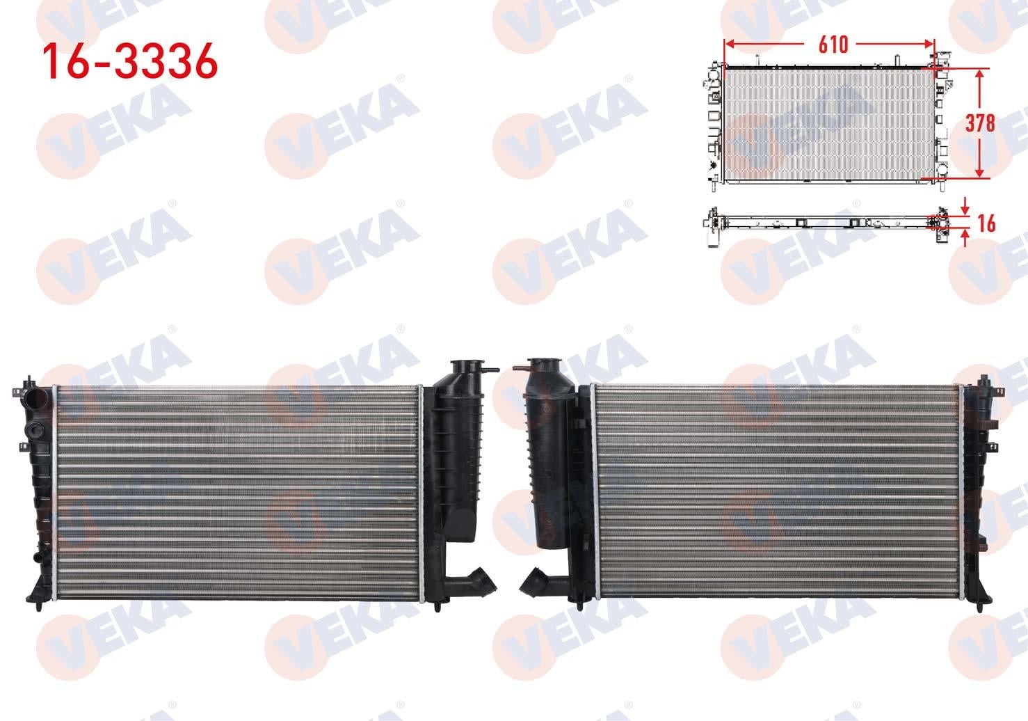 SU RADYATORU MEKANIK PEUGEOT 306 (7B,N3,N5) 1.8i A-T AC+/ 1993-2002