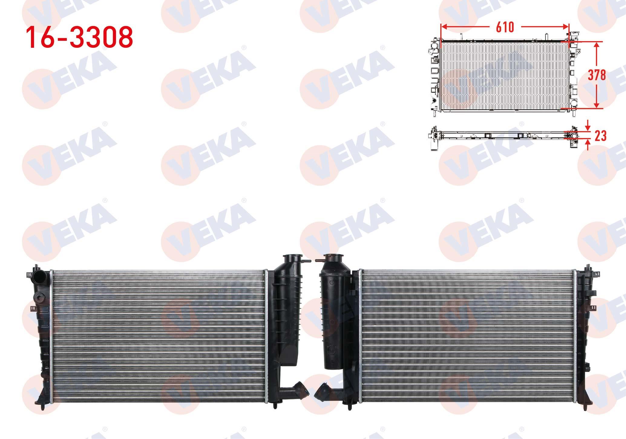SU RADYATORU MEKANIK PEUGEOT 306 (7B,N3,N5) 1.4i SEGMANLI M-T 1993-2002