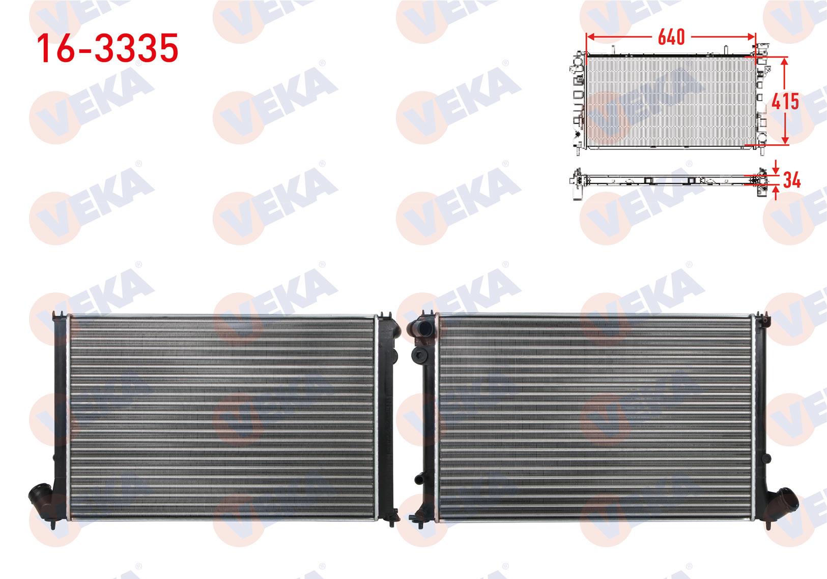 SU RADYATORU MEKANIK PEUGEOT 406 (8B,8E,8F) 2.0i 16v A-T AC+ 1995-2004