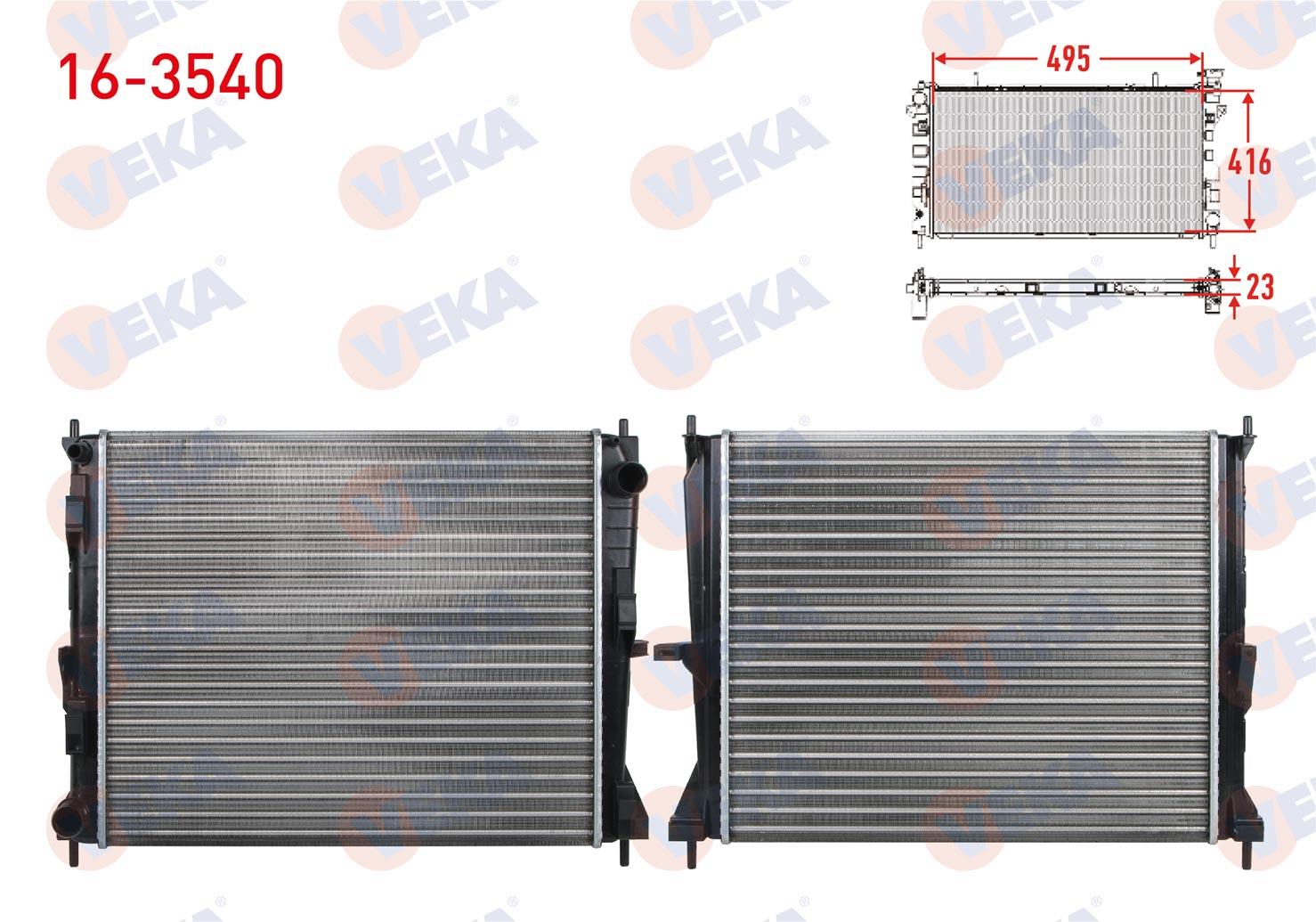 SU RADYATORU MEKANIK RENAULT CLIO III (BR0/1,CR0/1) 1.5 DCI A-T/M-T 2005-2012