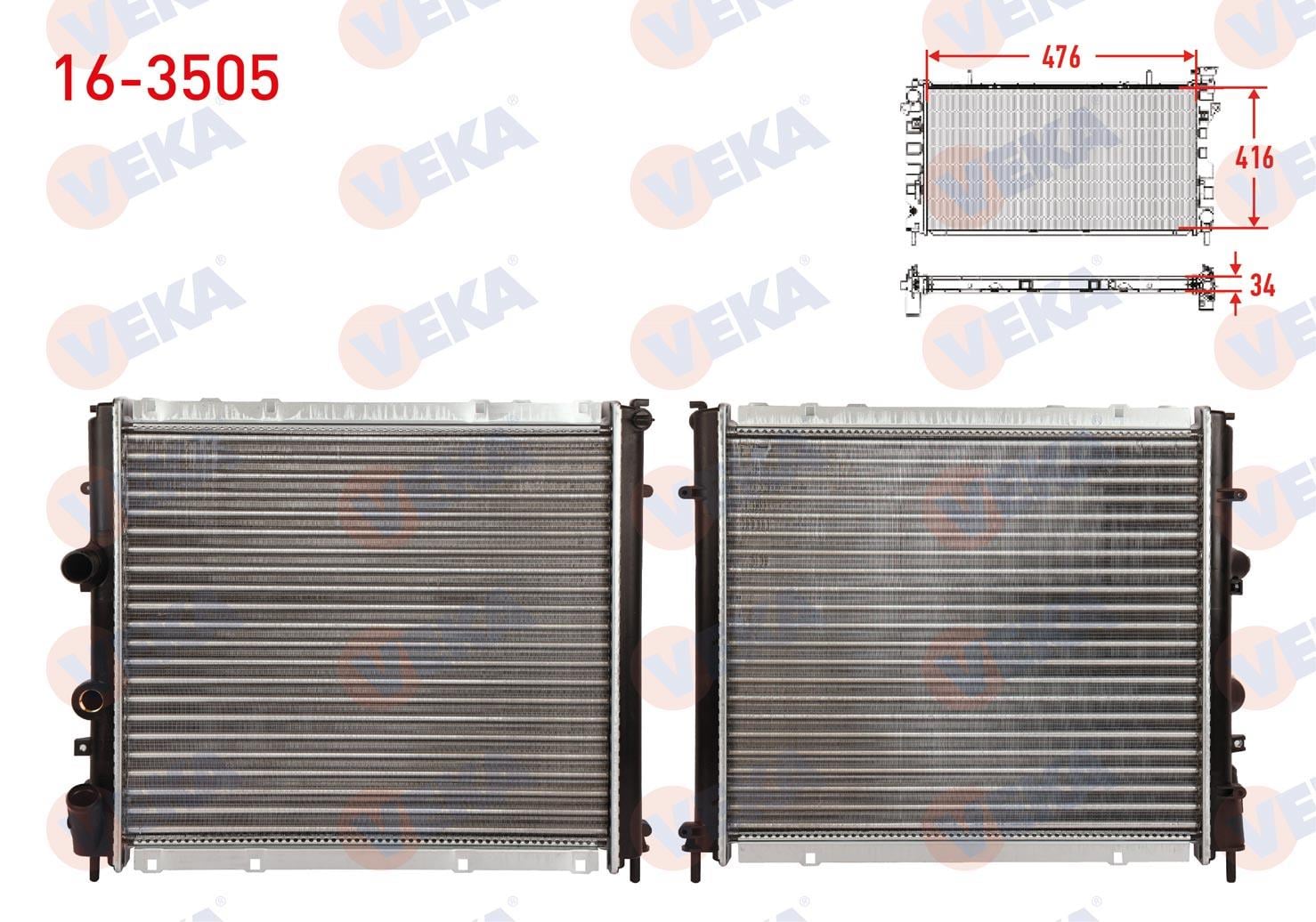 SU RADYATORU MEKANIK RENAULT KANGOO (KC0/1) 1.9 D M-T 1998-2008