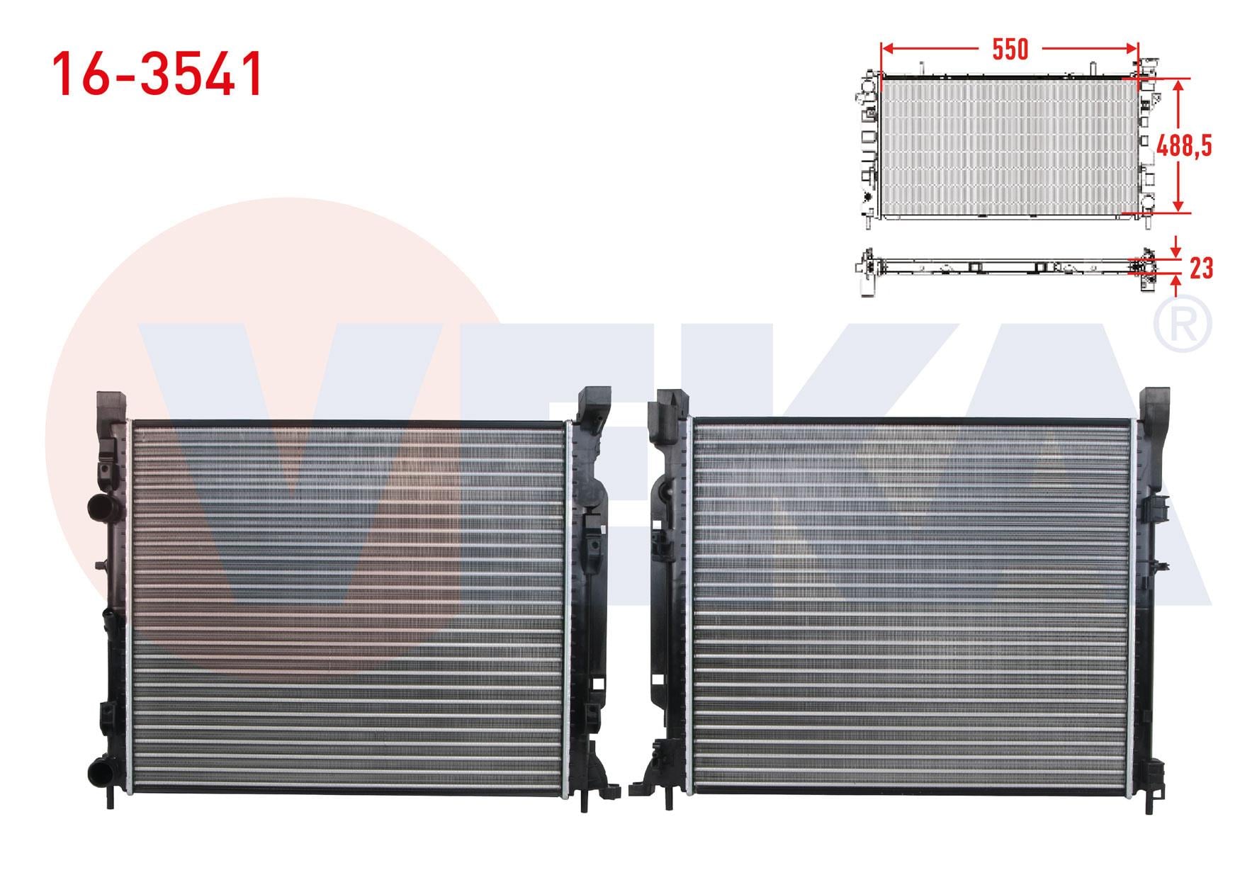 SU RADYATORU MEKANIK RENAULT KANGOO (KW0/1) 1.5 DCI 6 VITES M-T AC+ 2008-