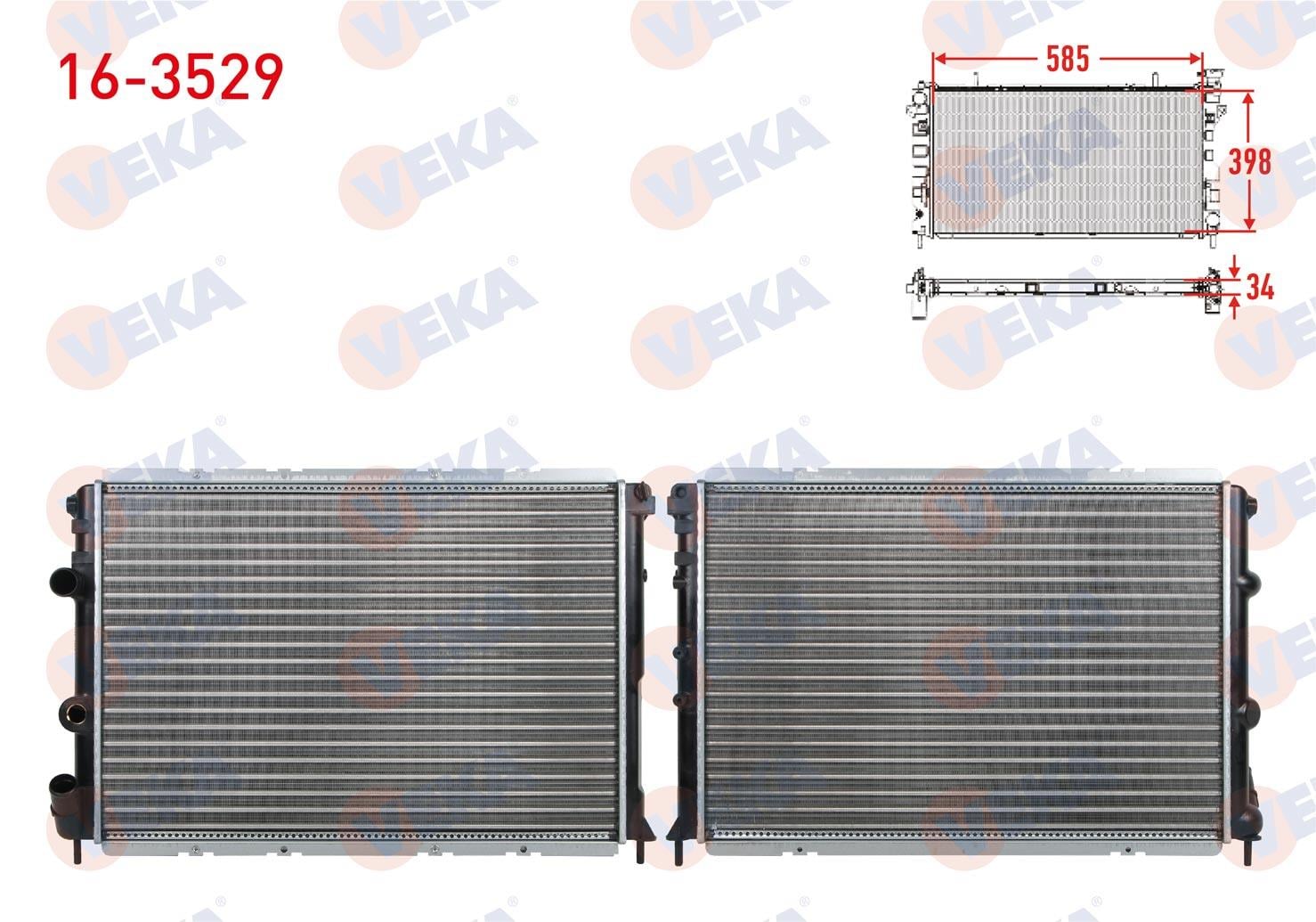 SU RADYATORU MEKANIK RENAULT MEGANE I (BA0/1) 1.4i 16v KUSAKLI M-T 1996-2003
