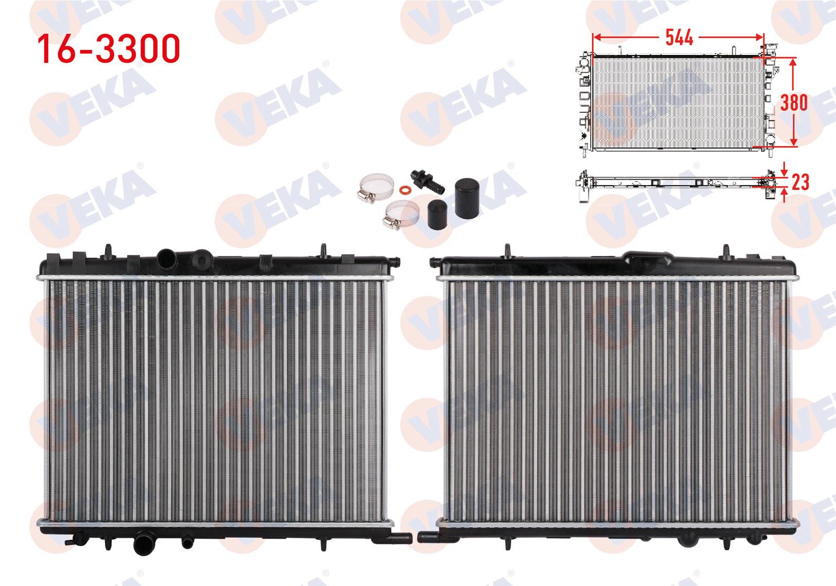 SU RADYATORU MEKANIK (UNIVERSAL TIP)  PEUGEOT PARTNER (5,5F) 1.9 D M-T 1996-2008