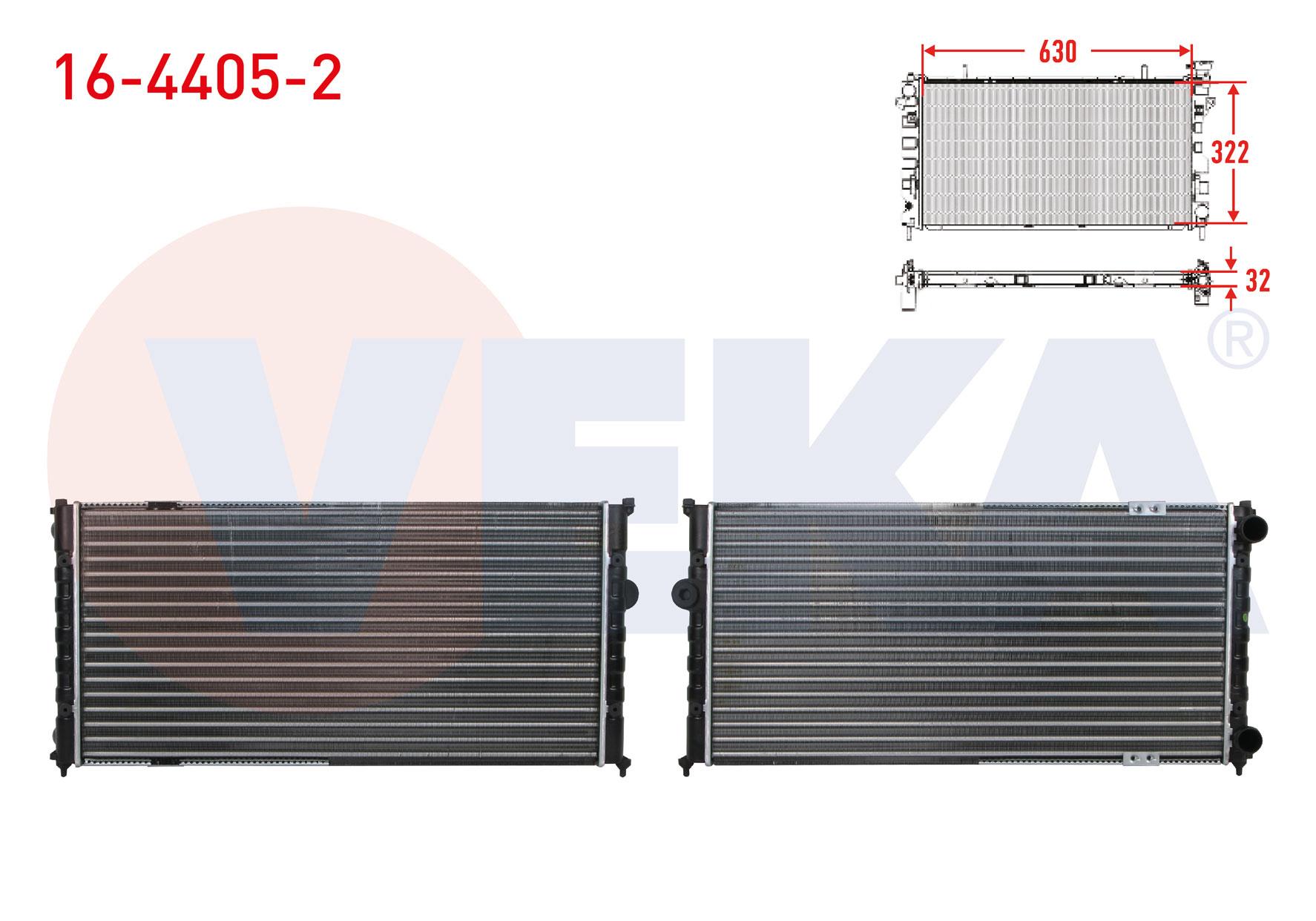 SU RADYATORU MEKANIK VOLKSWAGEN POLO CLASSIC (6KV2) 1.6 AFT MOTOR M-T AC - 1995-2001