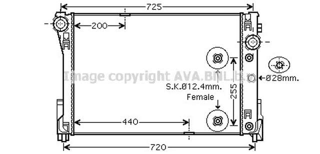 SU RADYATÖRÜ OTOMATİK  204 271-646