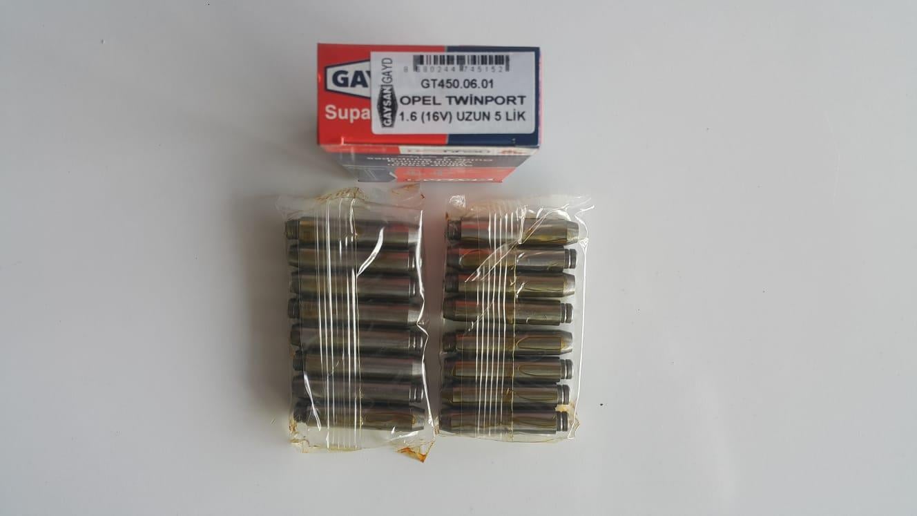 SUBAP GAYDI TAKIM IN/EX OPEL ASTRA 1.6 16V TWİNPORT (ENG. Z16XEP) 5MM 16 IN/EX