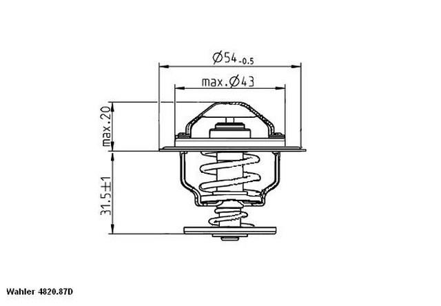 TERMOSTAT BLS  CADDY 3 1.9TDİ