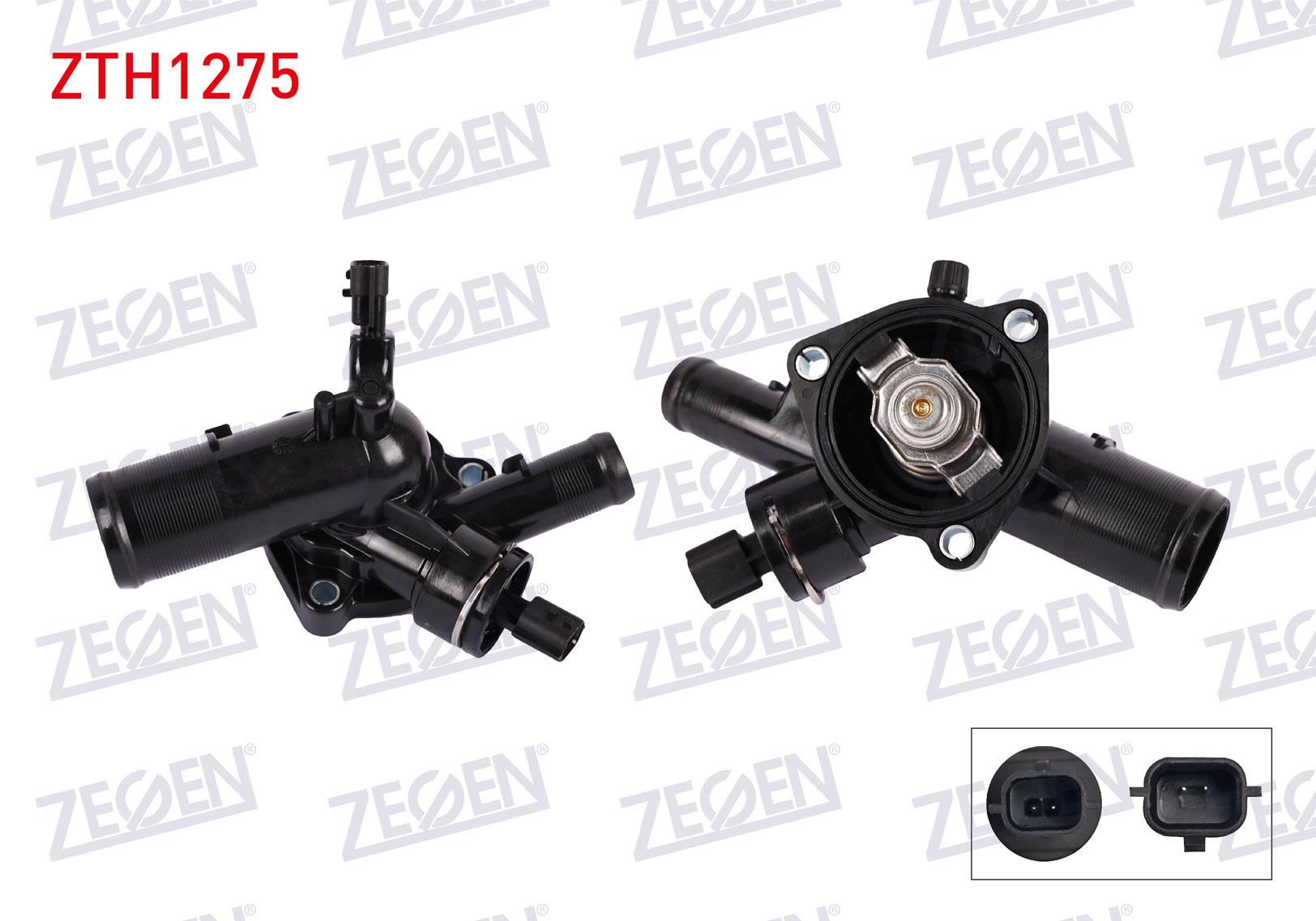 TERMOSTAT KOMPLE CIFT MUSURLU PLASTIK 108 °C RENAULT CLIO III 1.2i 16v 2005-2012