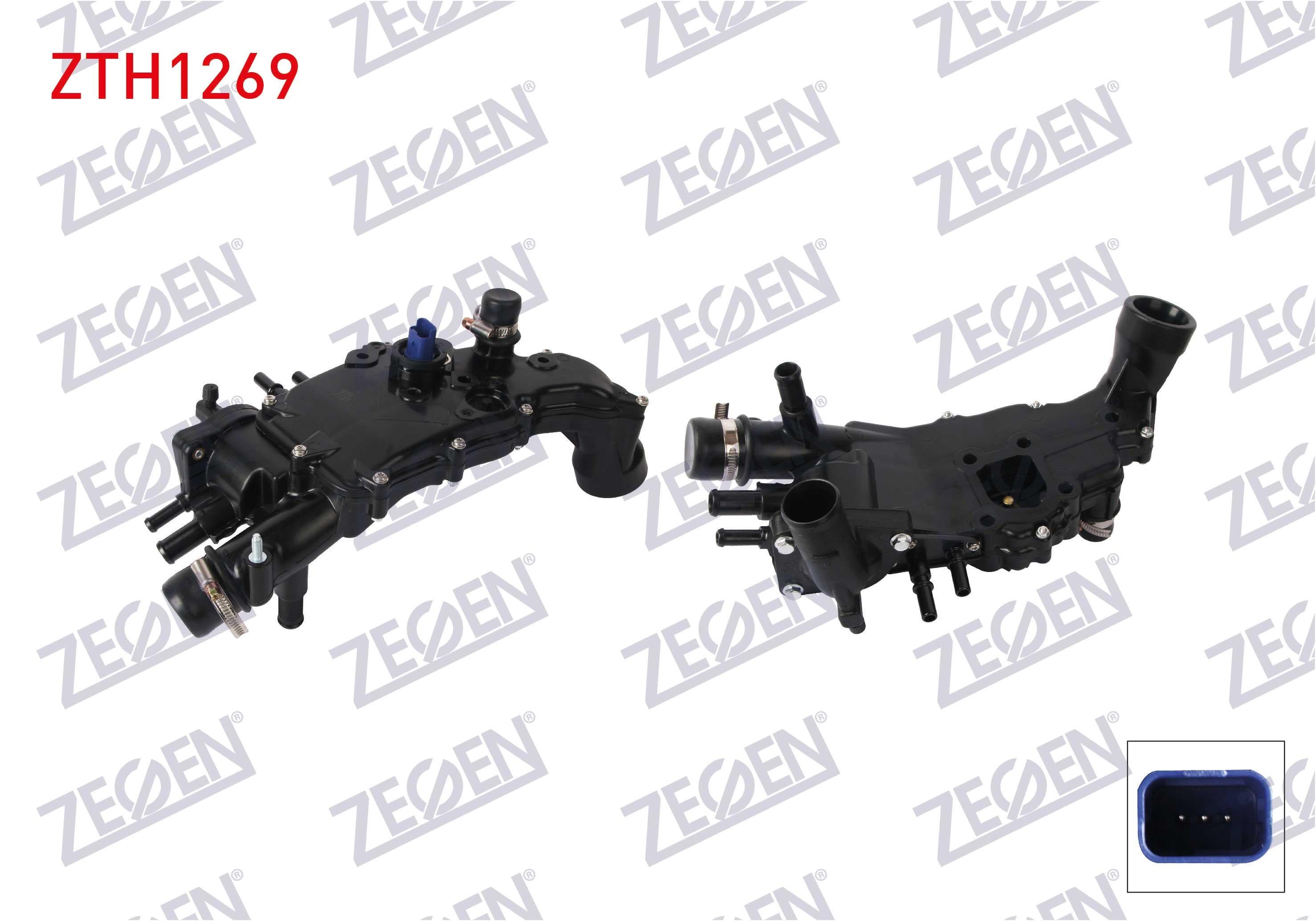 TERMOSTAT KOMPLE PLASTIK 83 °C PEUGEOT 406 2.0 HDI 1995-2004/ 307 2.0 HDI 2000-2007/ PARTNER 2.0 HDI 2000-2007/ CITROEN C5 III 2.0 HDI 2008-/ BERLINGO 2.0 HDI 1999-2011